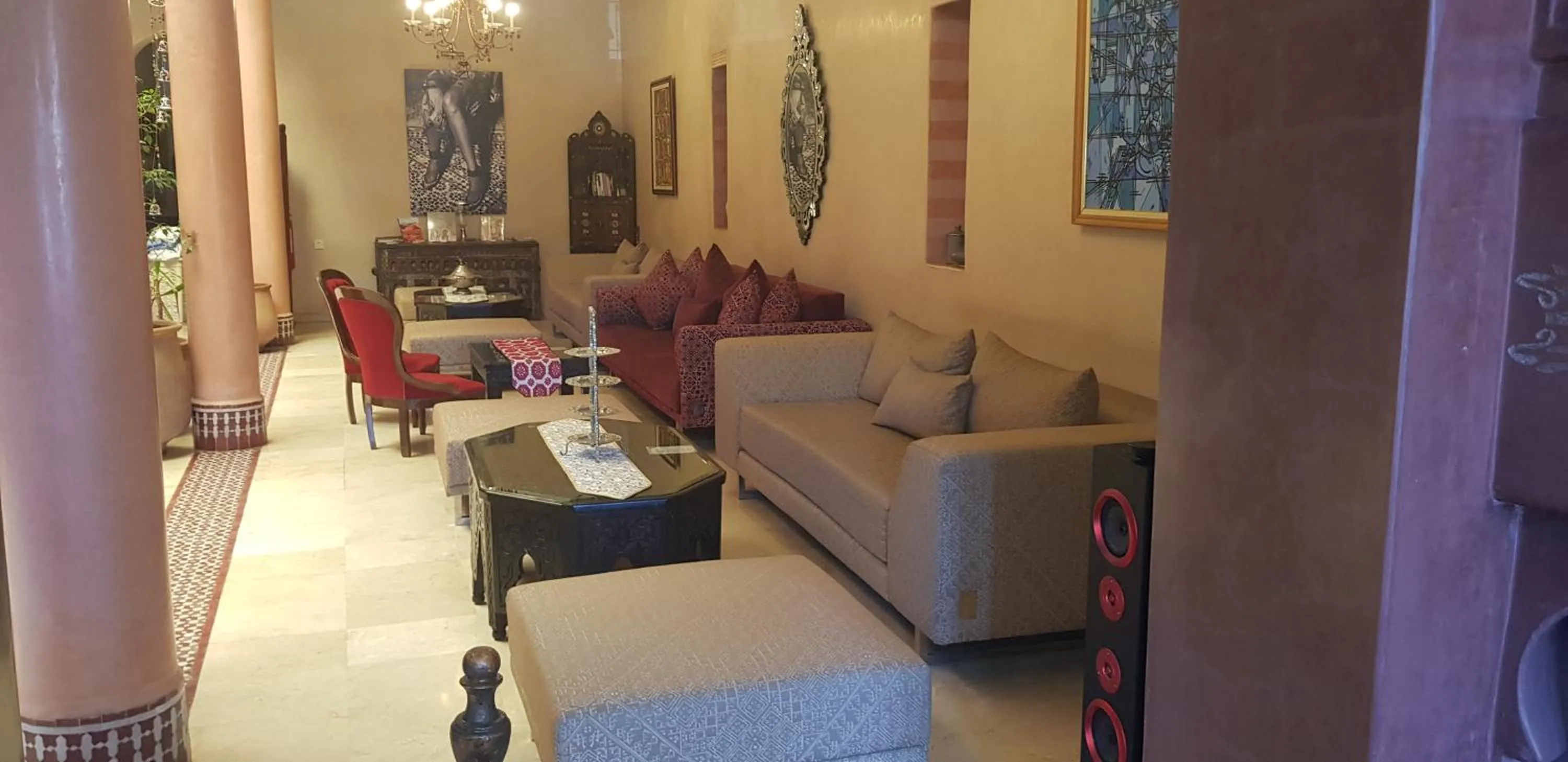 Lobby or reception in Riad Yacout