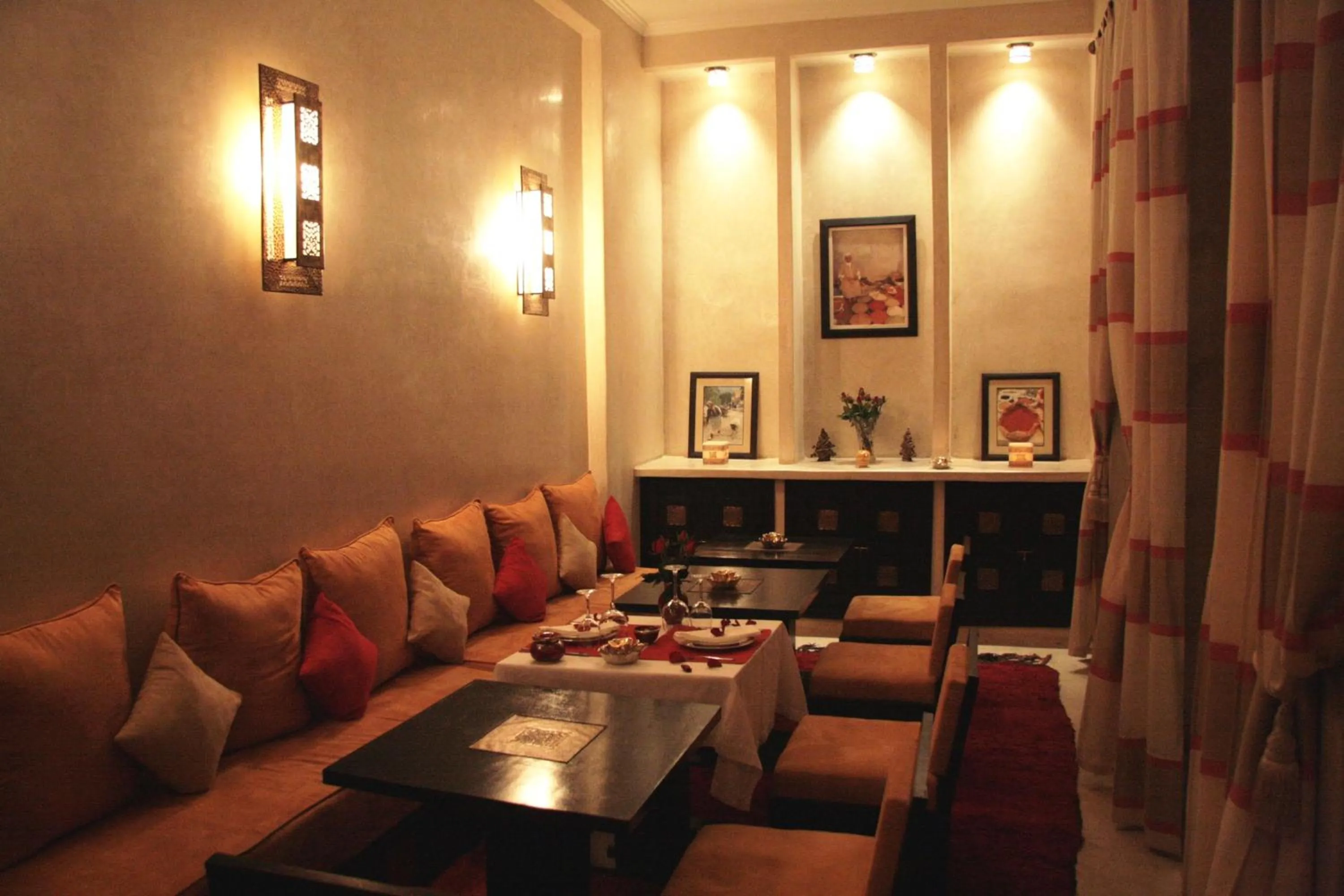 Living room in Riad Diana