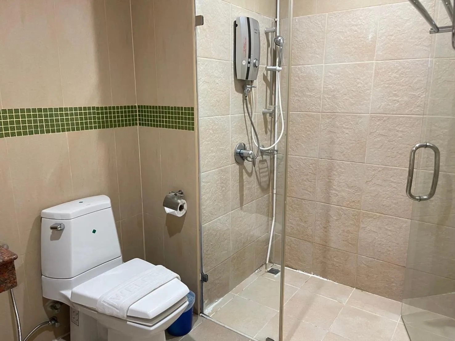 Shower in The Sand Beach Pattaya