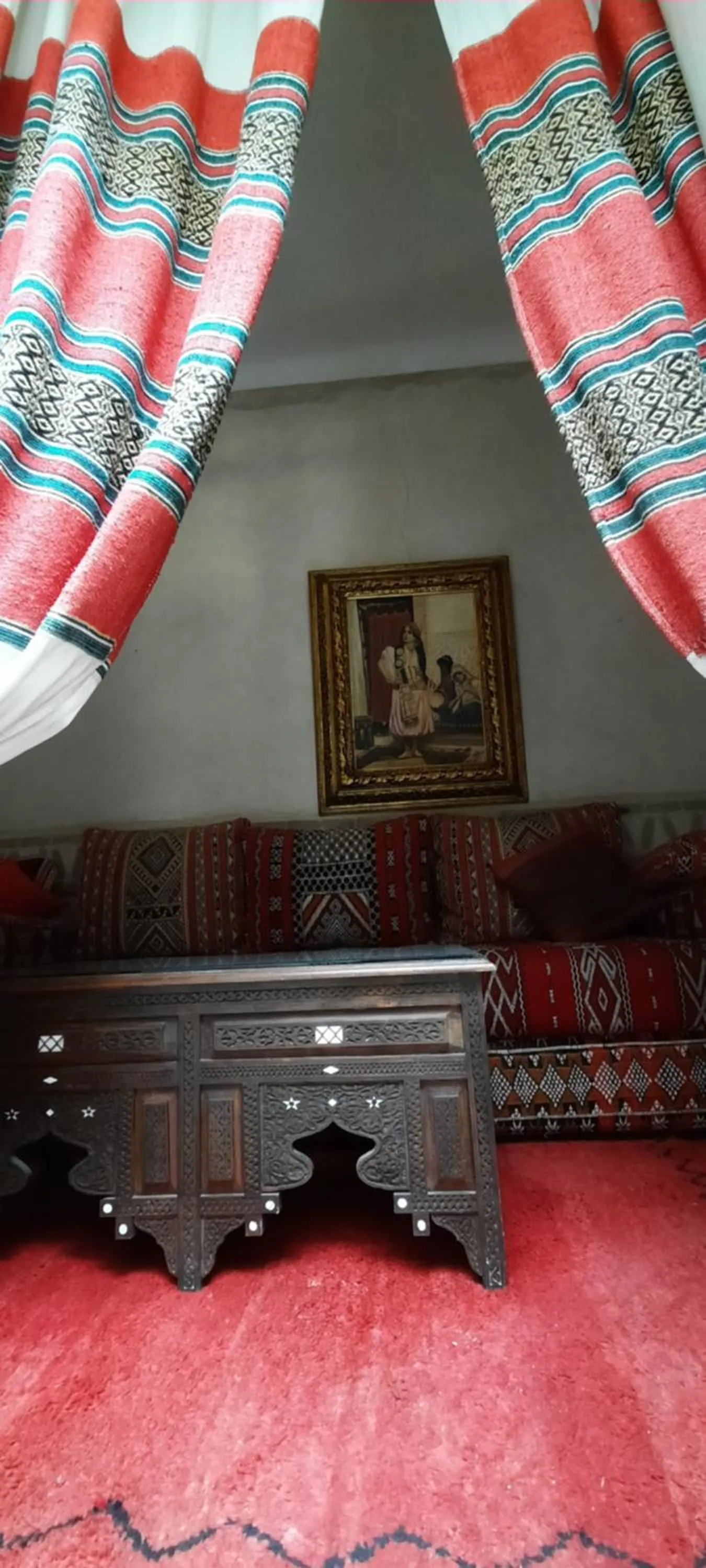 Communal lounge/ TV room in Riad Dar Zaya