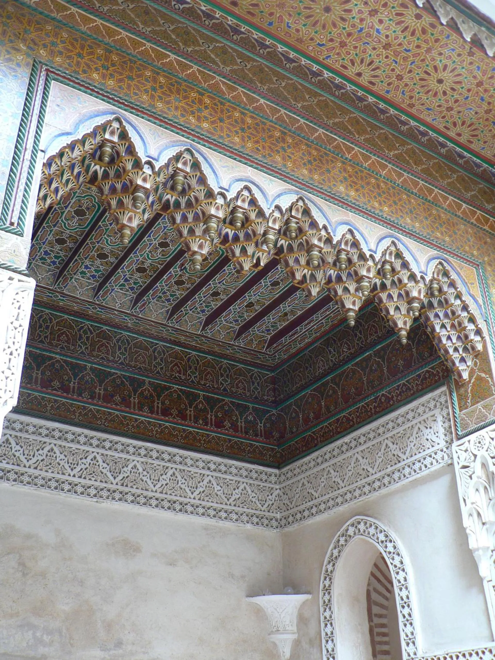 Decorative detail in Riad Dar Zaya