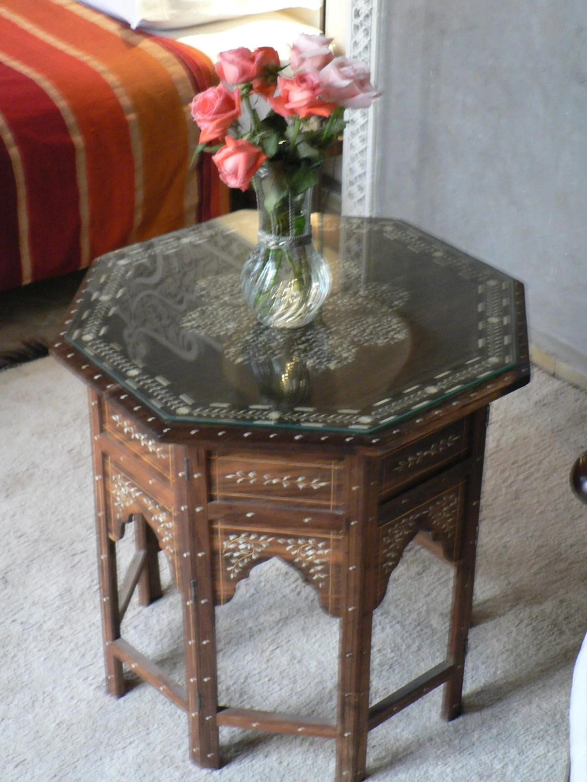 Decorative detail in Riad Dar Zaya