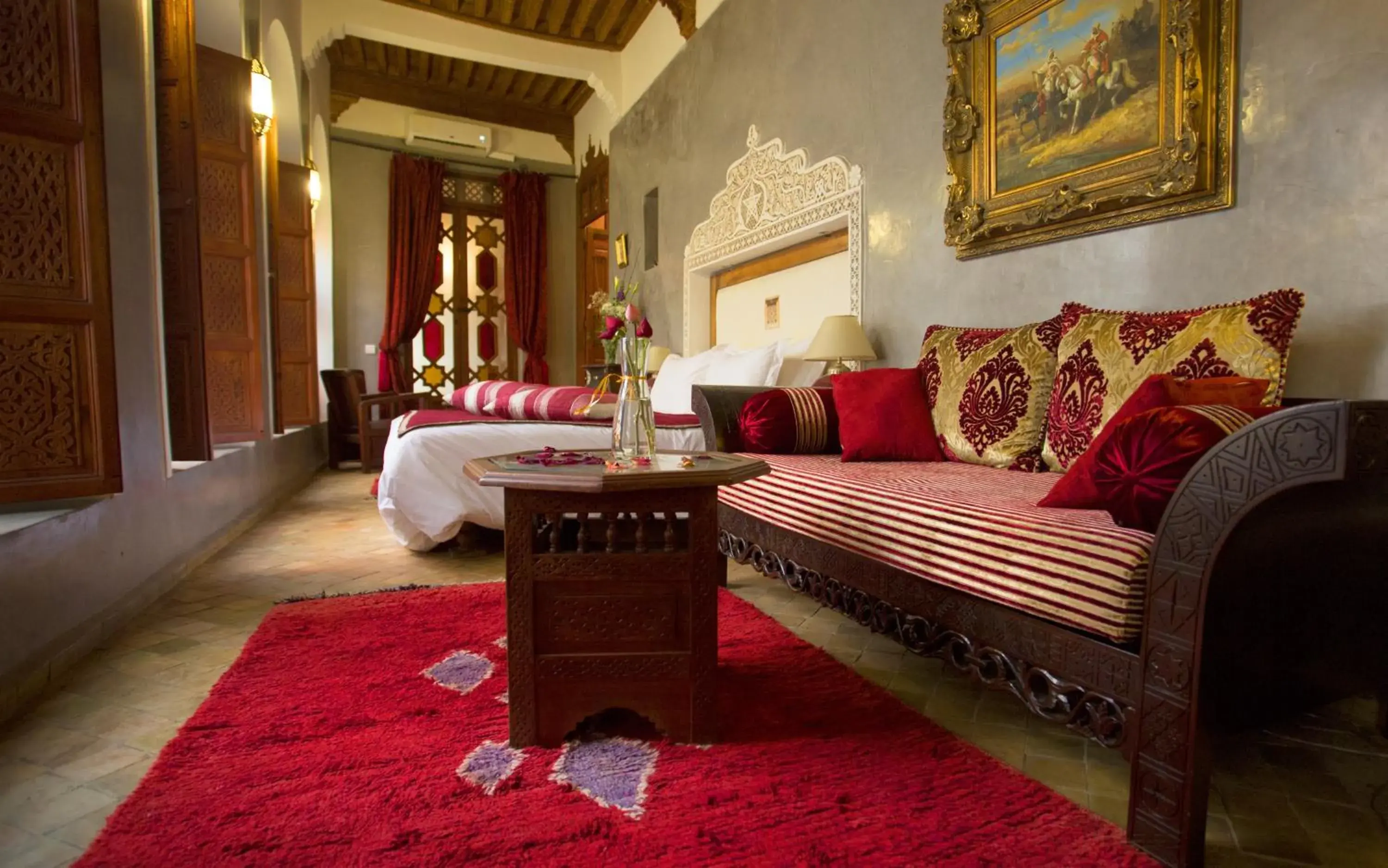 Living room, Bed in Riad Dar Zaya Living room, Bed in Riad Dar Zaya