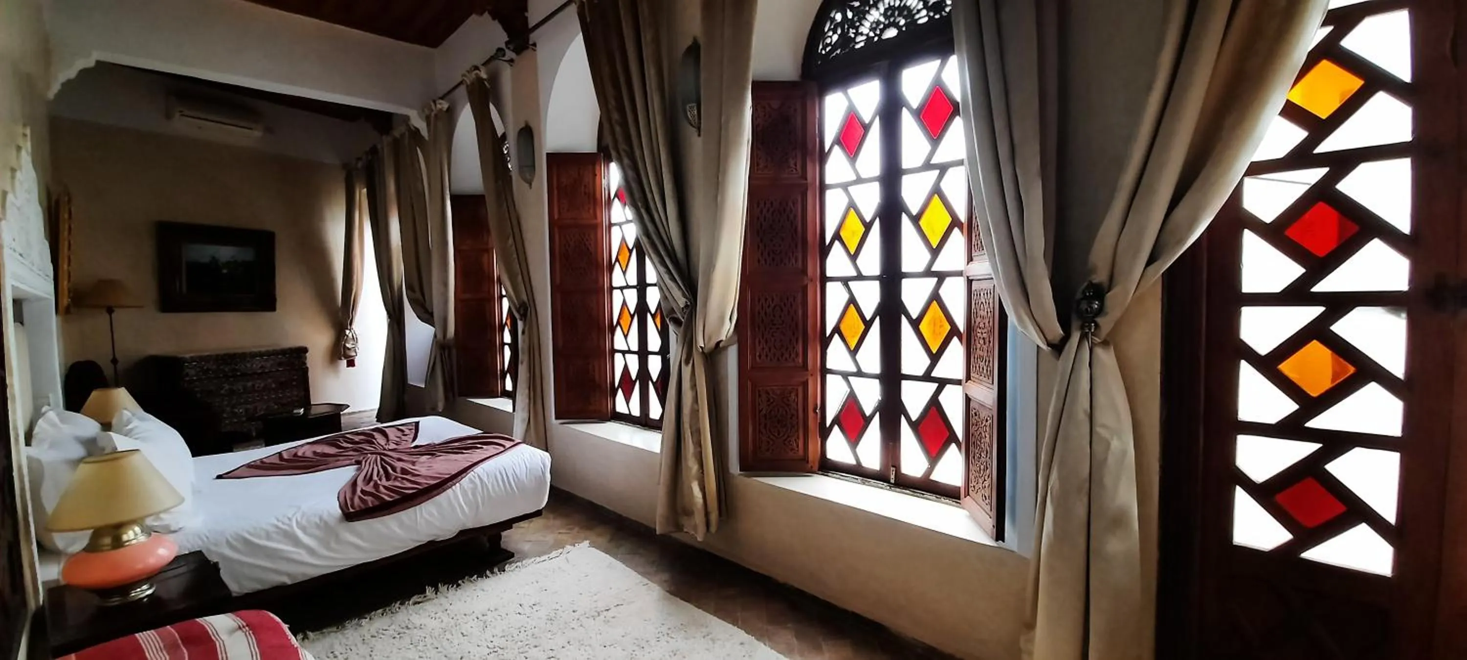View (from property/room), Bed in Riad Dar Zaya