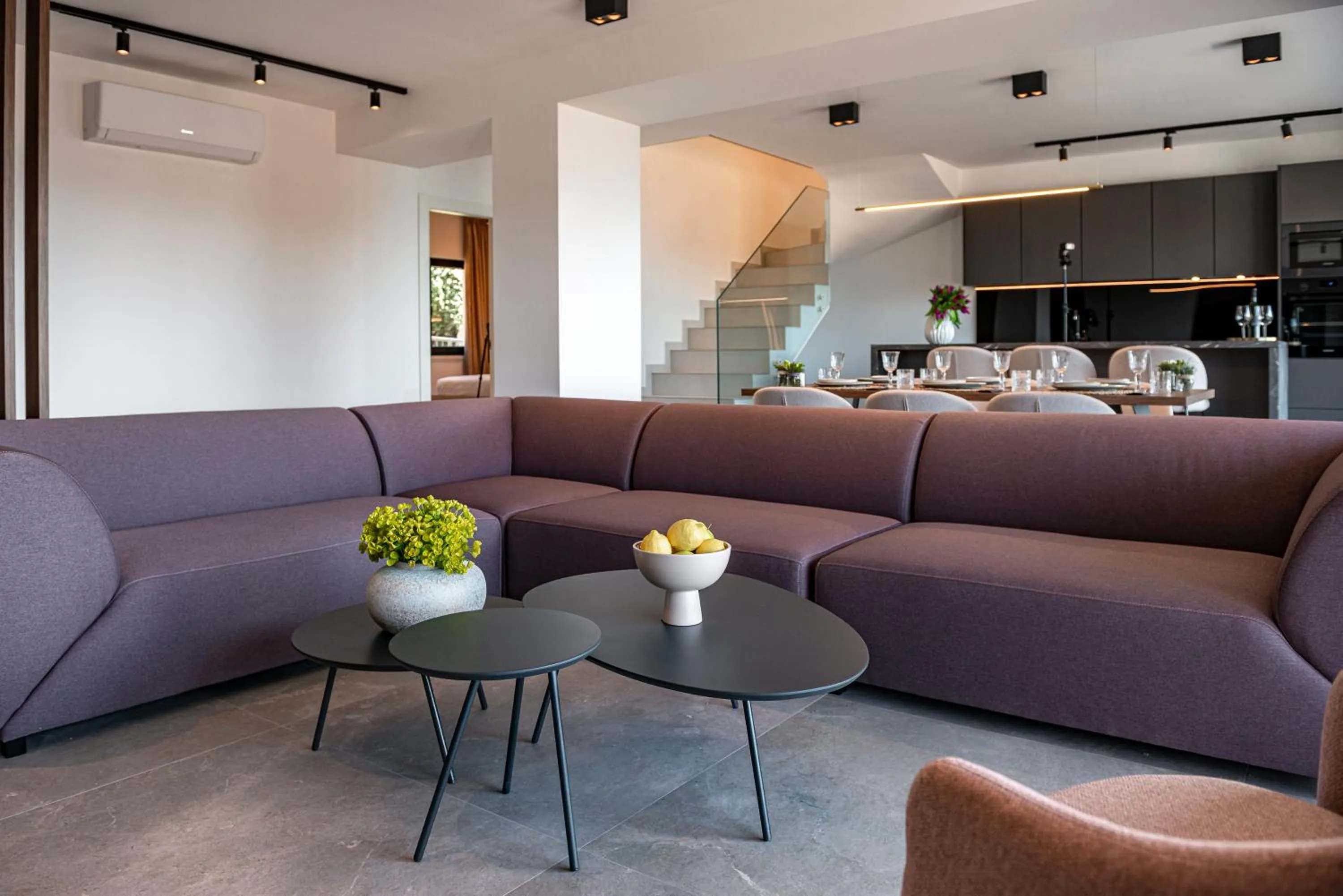 Living room in "Villa AnMari" The Cavtat View Residence