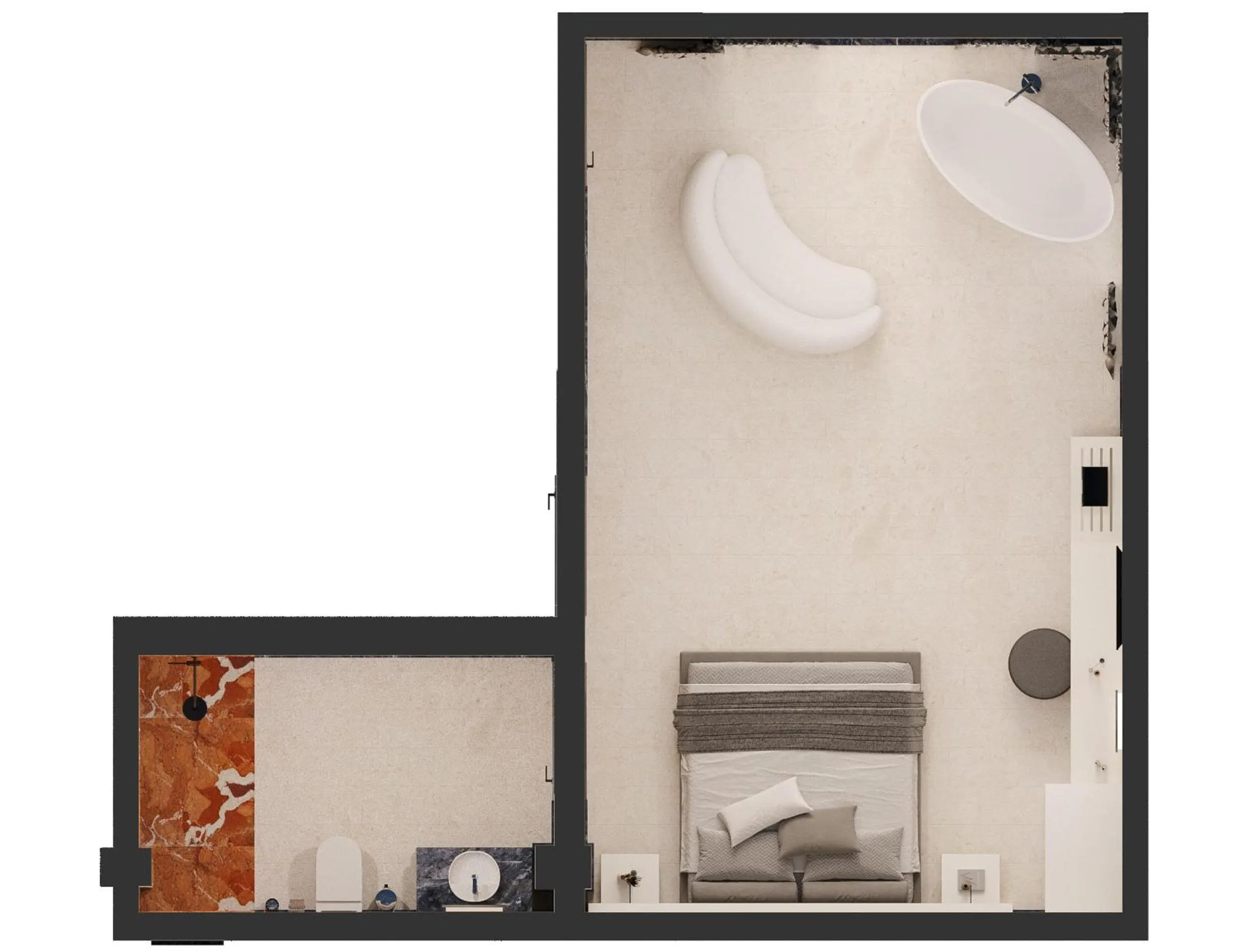 Living room in ROSEIRA MAR-INN LUXURY