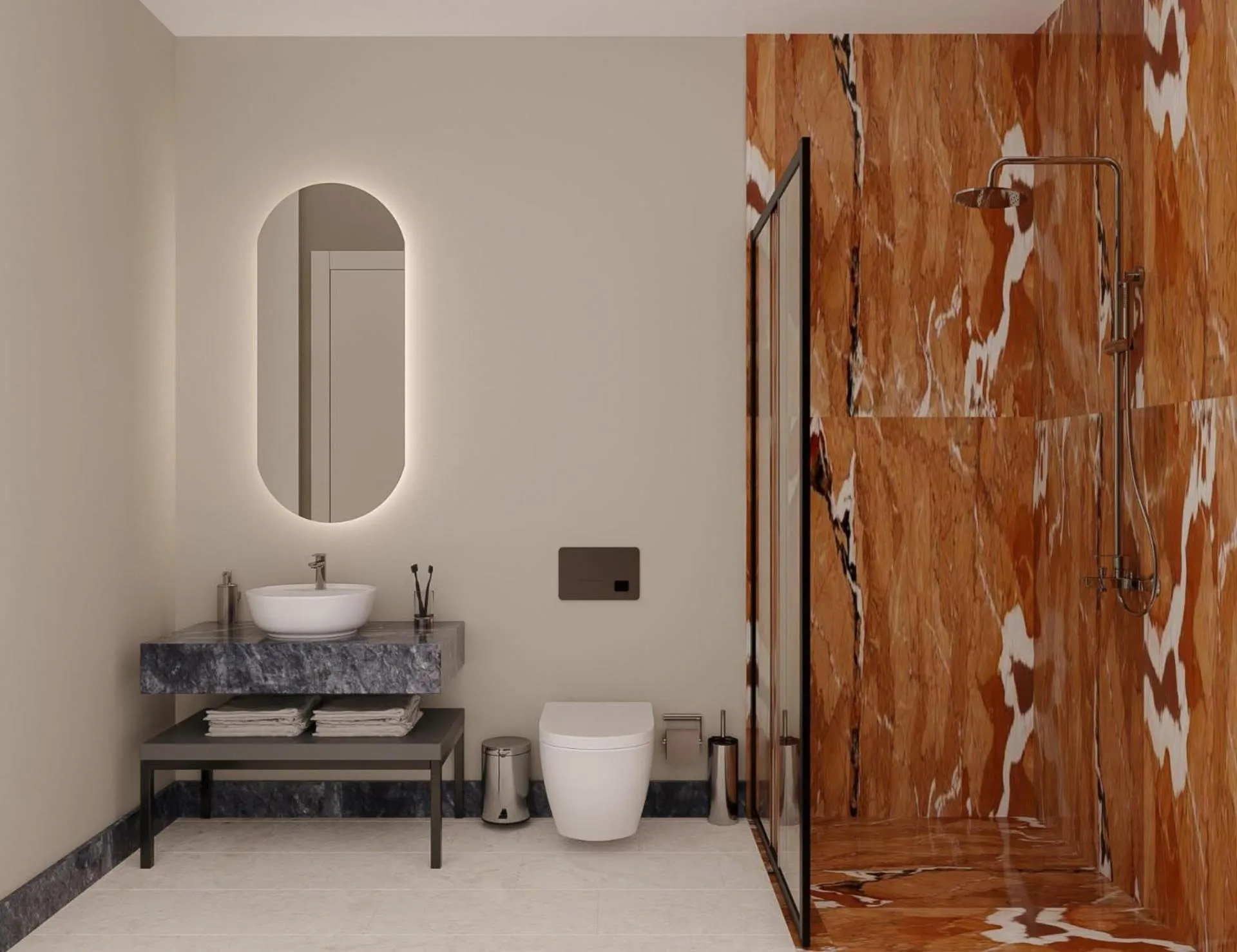 Bathroom in ROSEIRA MAR-INN LUXURY