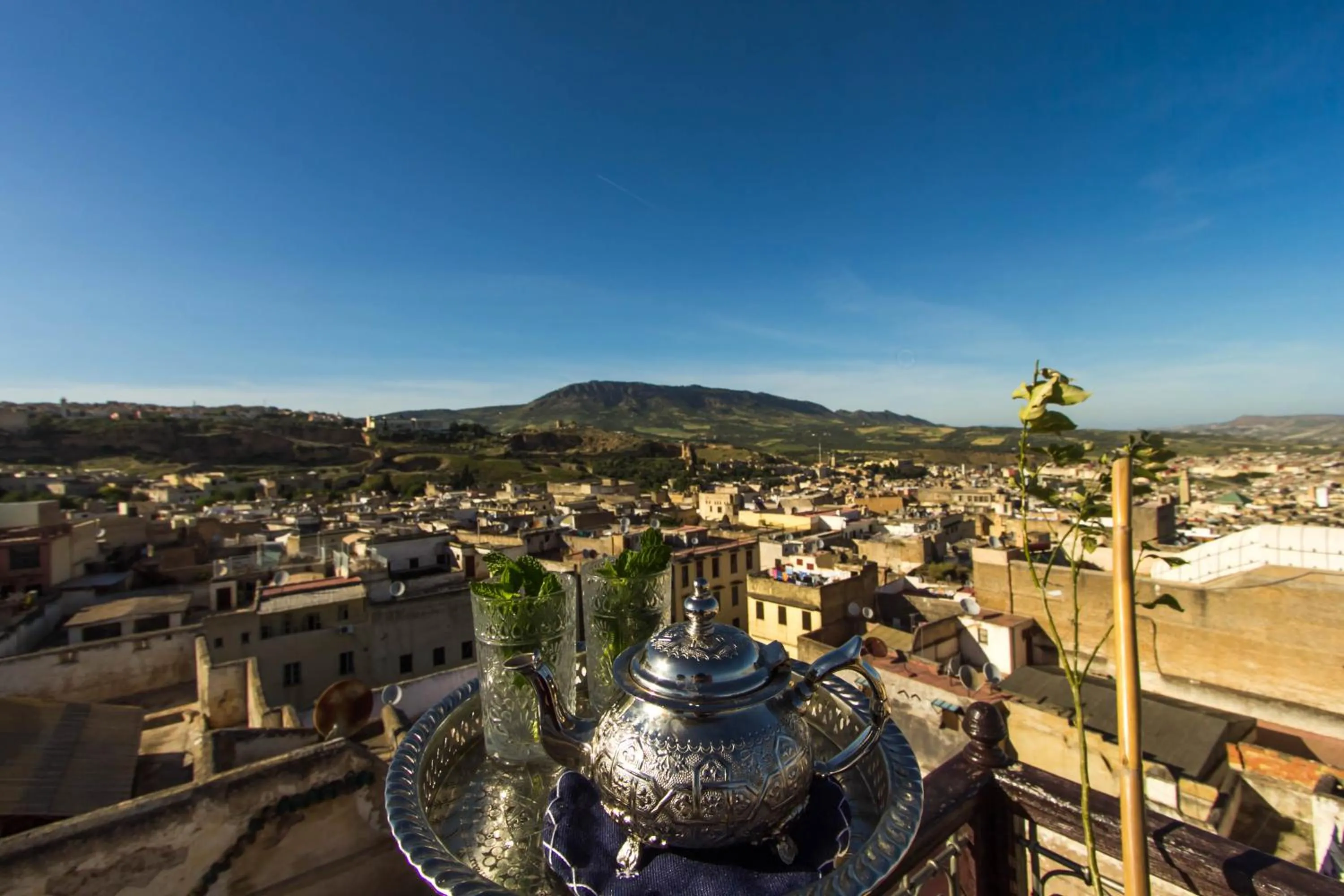 City view in Riad Fez Yamanda