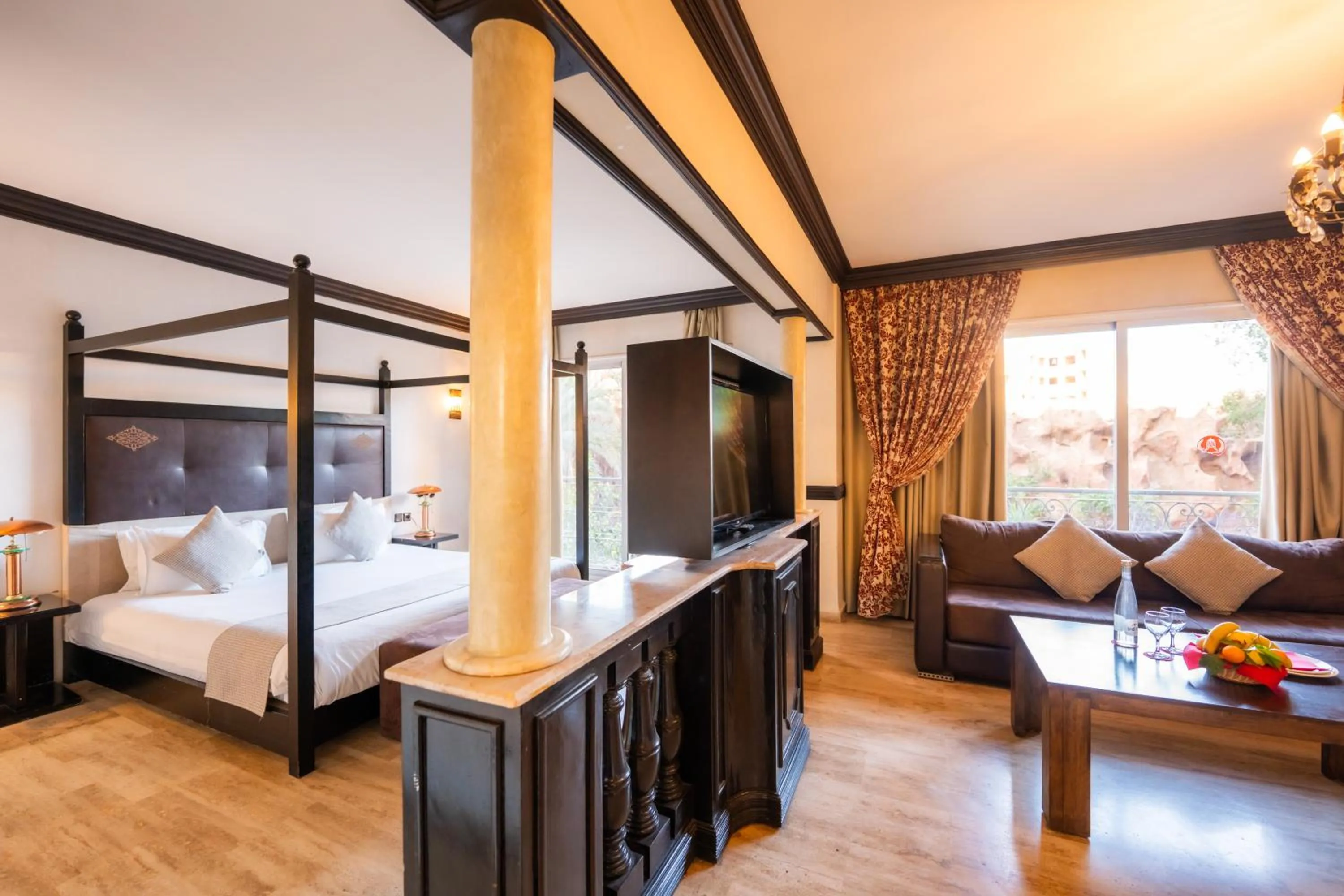 Bed in Imperial Holiday Hôtel & spa