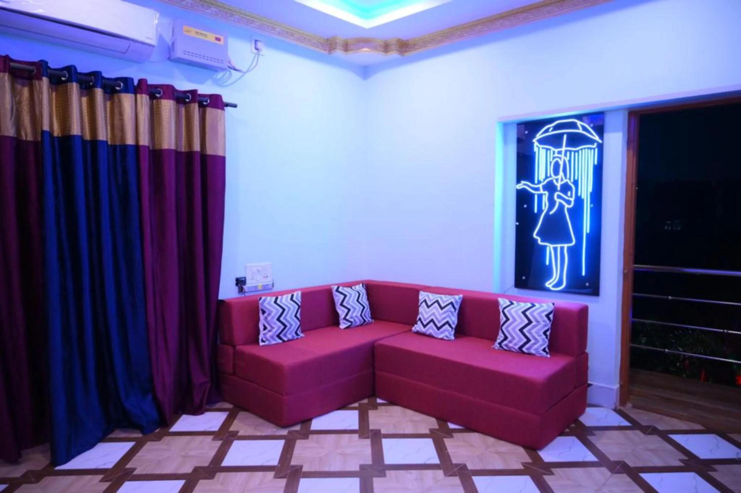 Seating Area in Bottom Up Villa Bhubaneswar