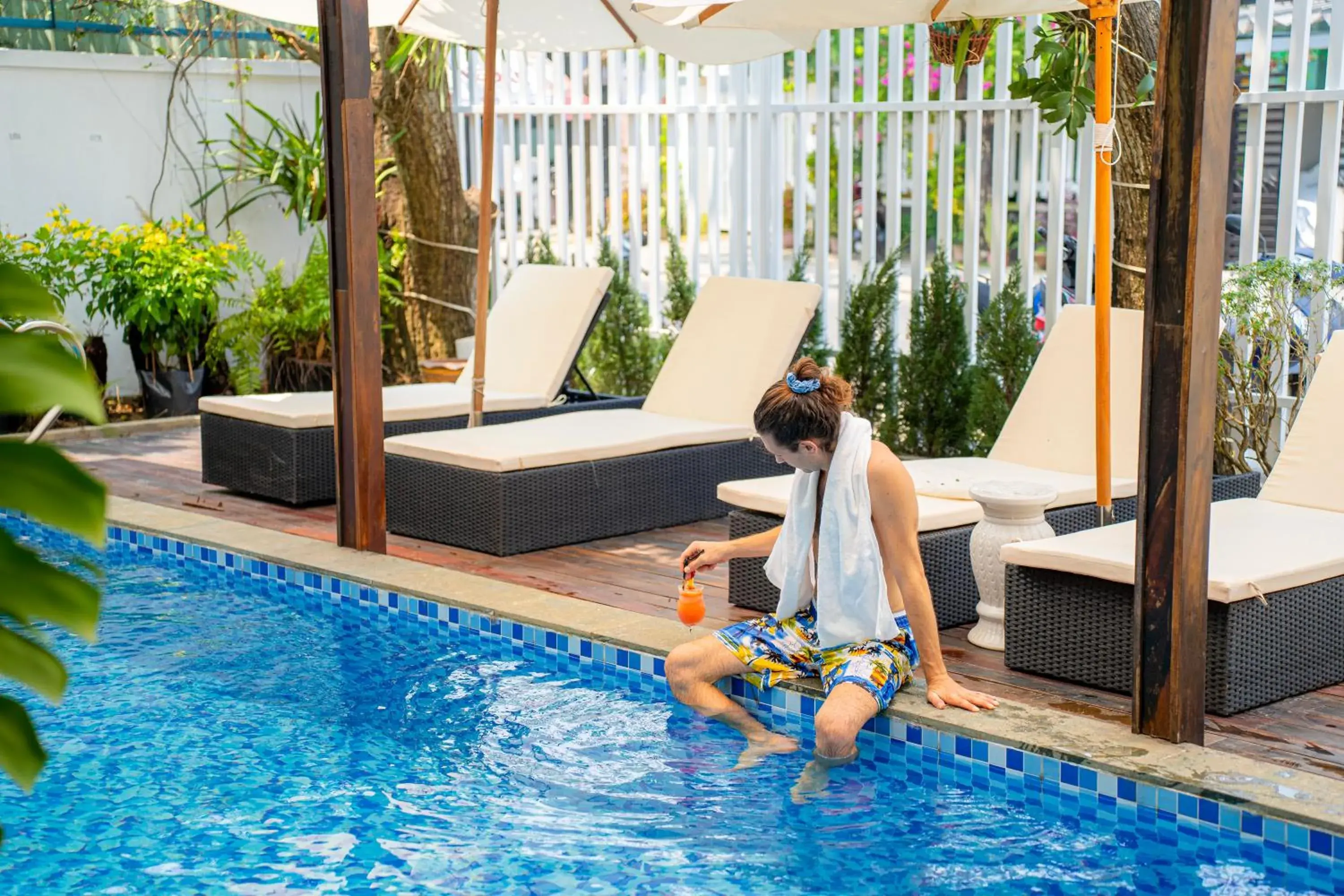 Swimming pool in Hoi An Heart hostel Villa - Bespoke Swimming pool in Hoi An Heart hostel Villa - Bespoke