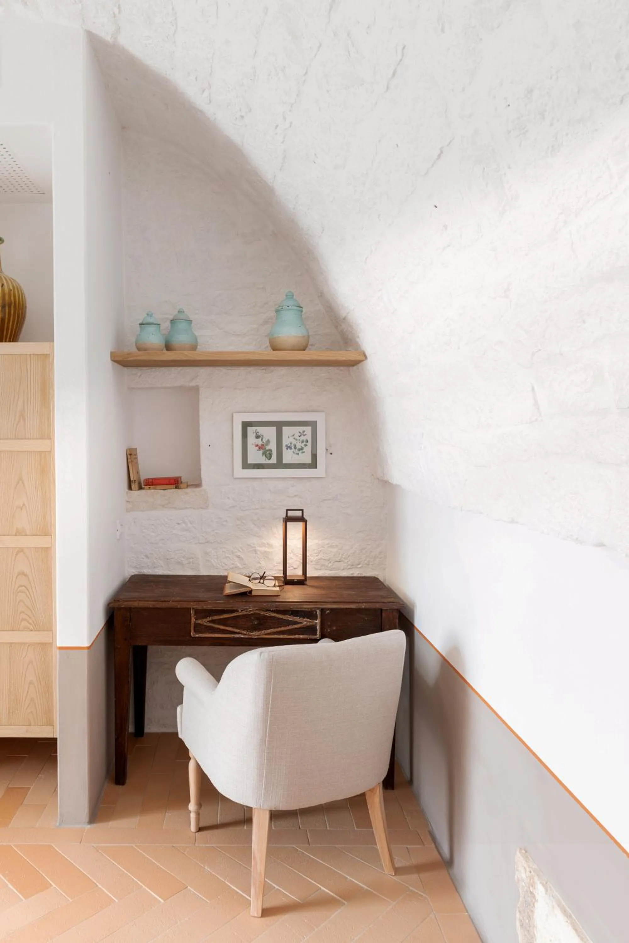 Living room in Masseria Auraterrae