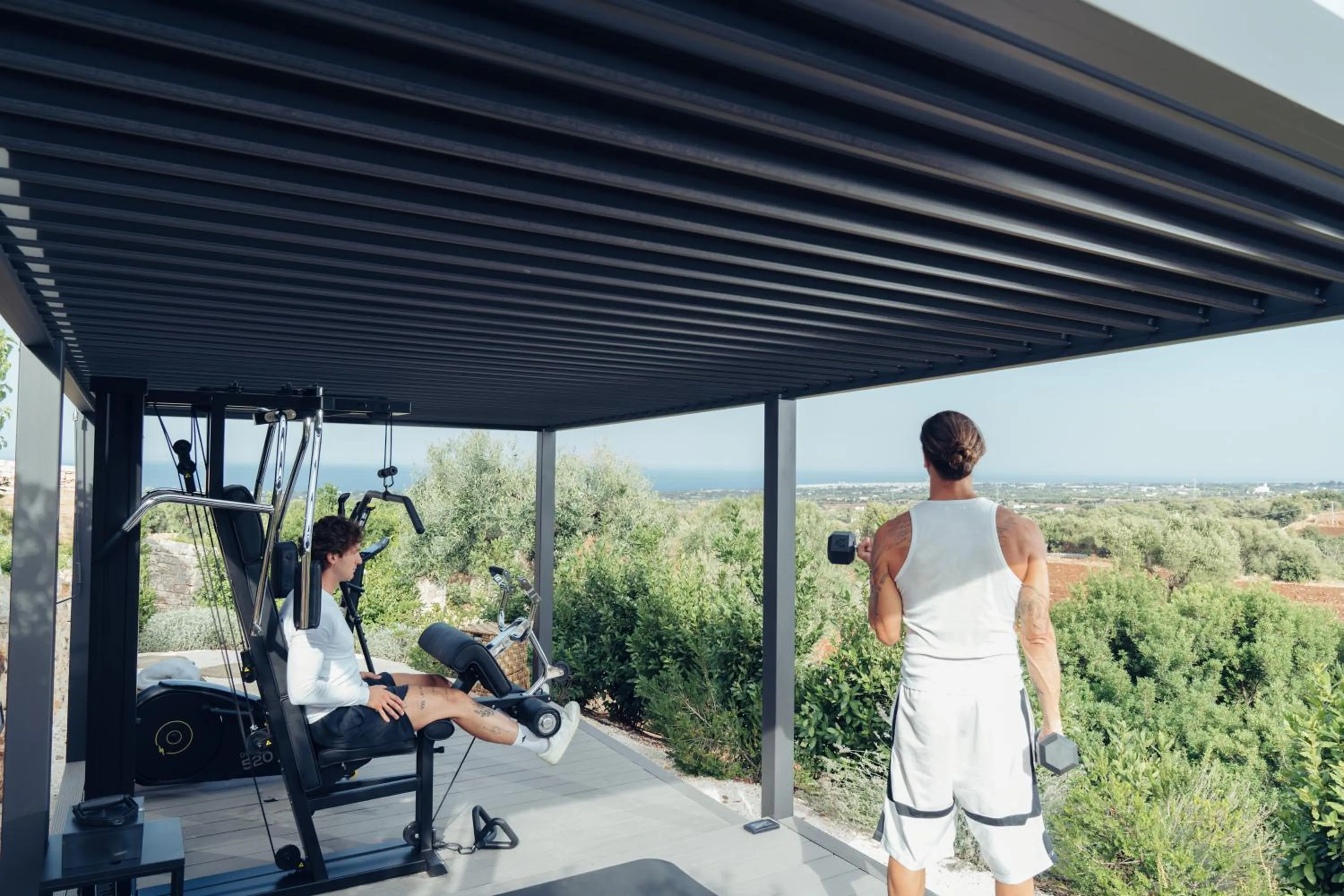 Fitness centre/facilities in Masseria Auraterrae