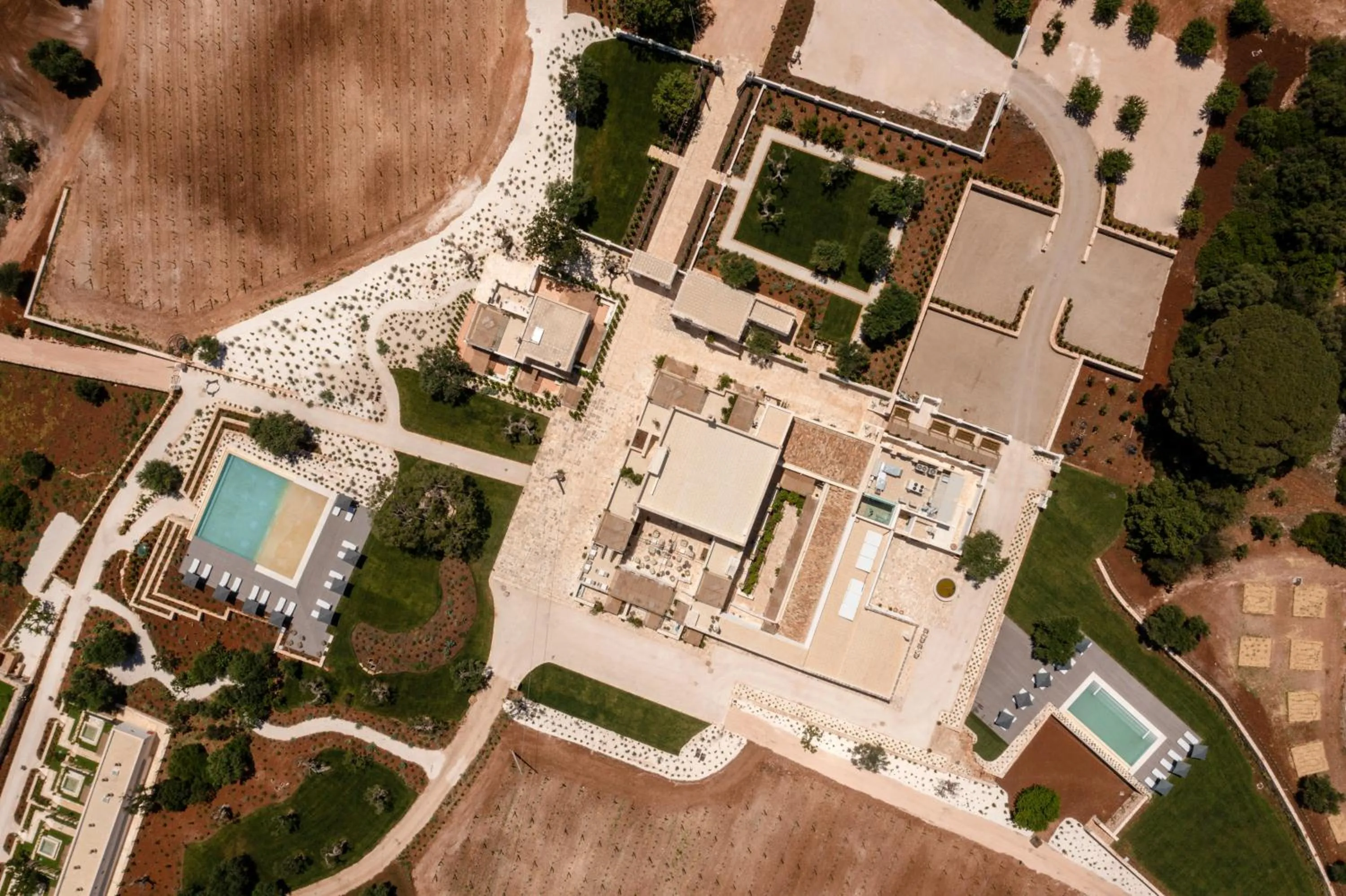 Bird's eye view in Masseria Auraterrae