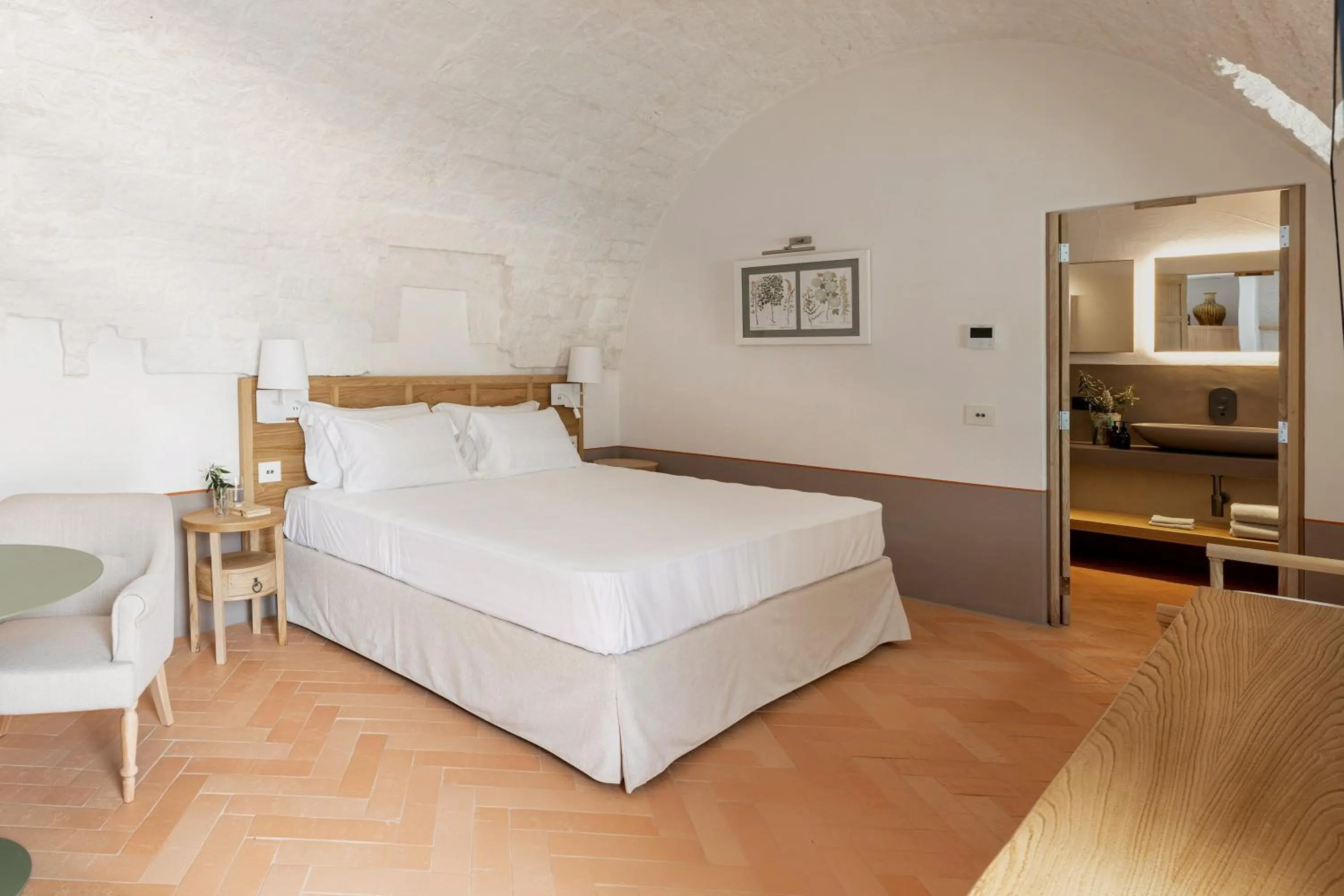 Bed in Masseria Auraterrae