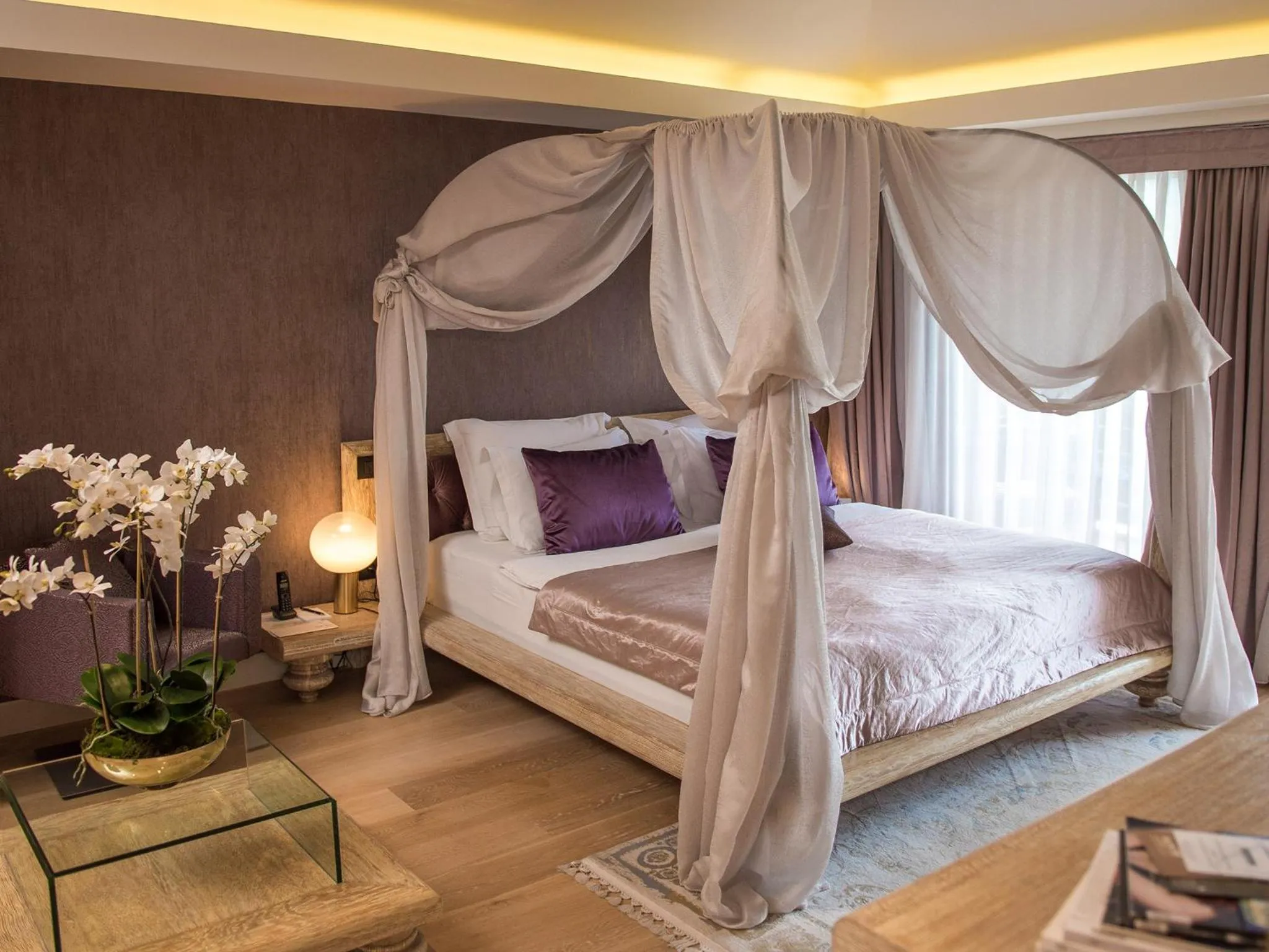 Bed in Hotel Forza Mare