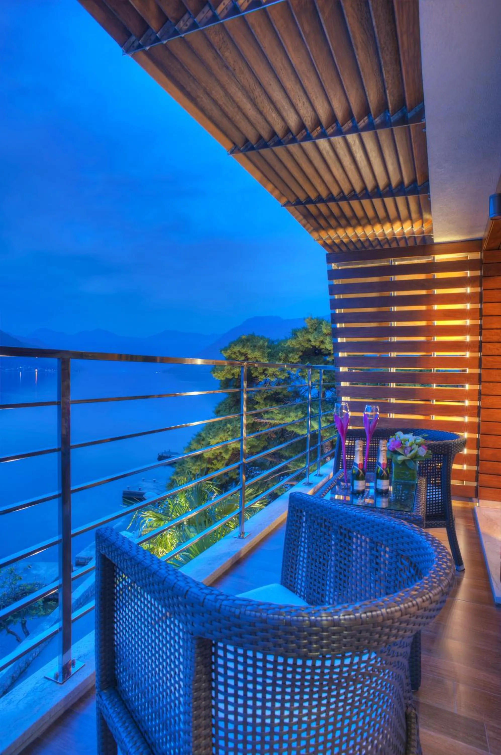 Patio in Hotel Forza Mare