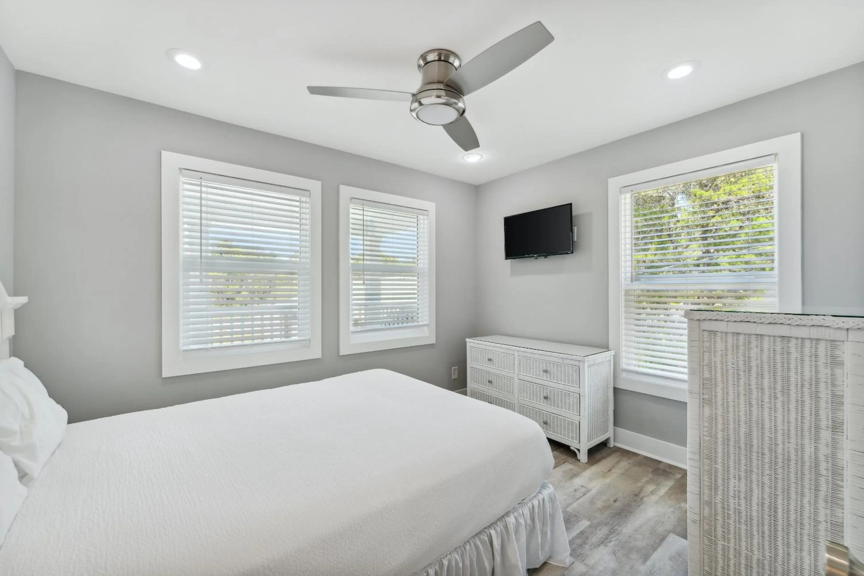 Bed in 30A Pet Friendly Beach House - Vitamin Sea by Panhandle Getaways