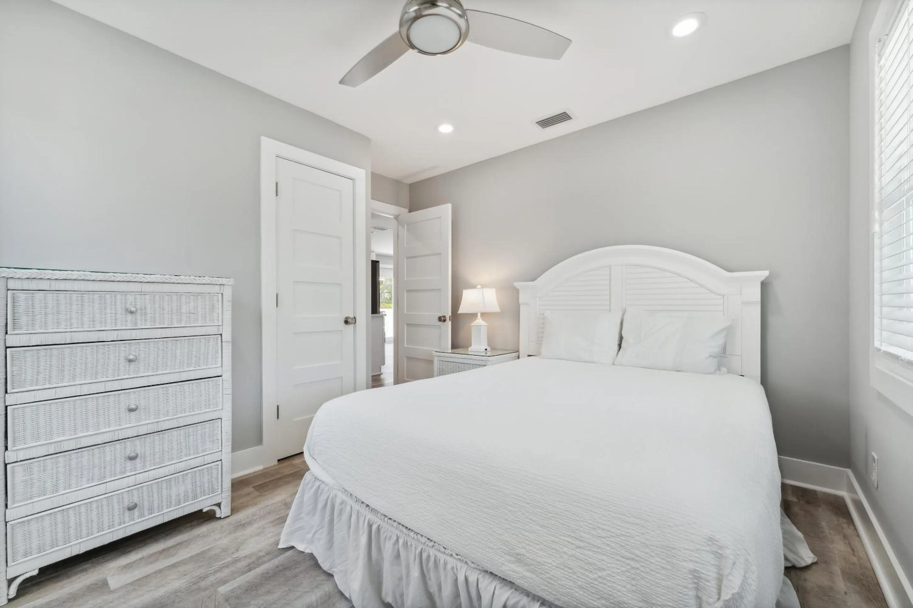Bed in 30A Pet Friendly Beach House - Vitamin Sea by Panhandle Getaways