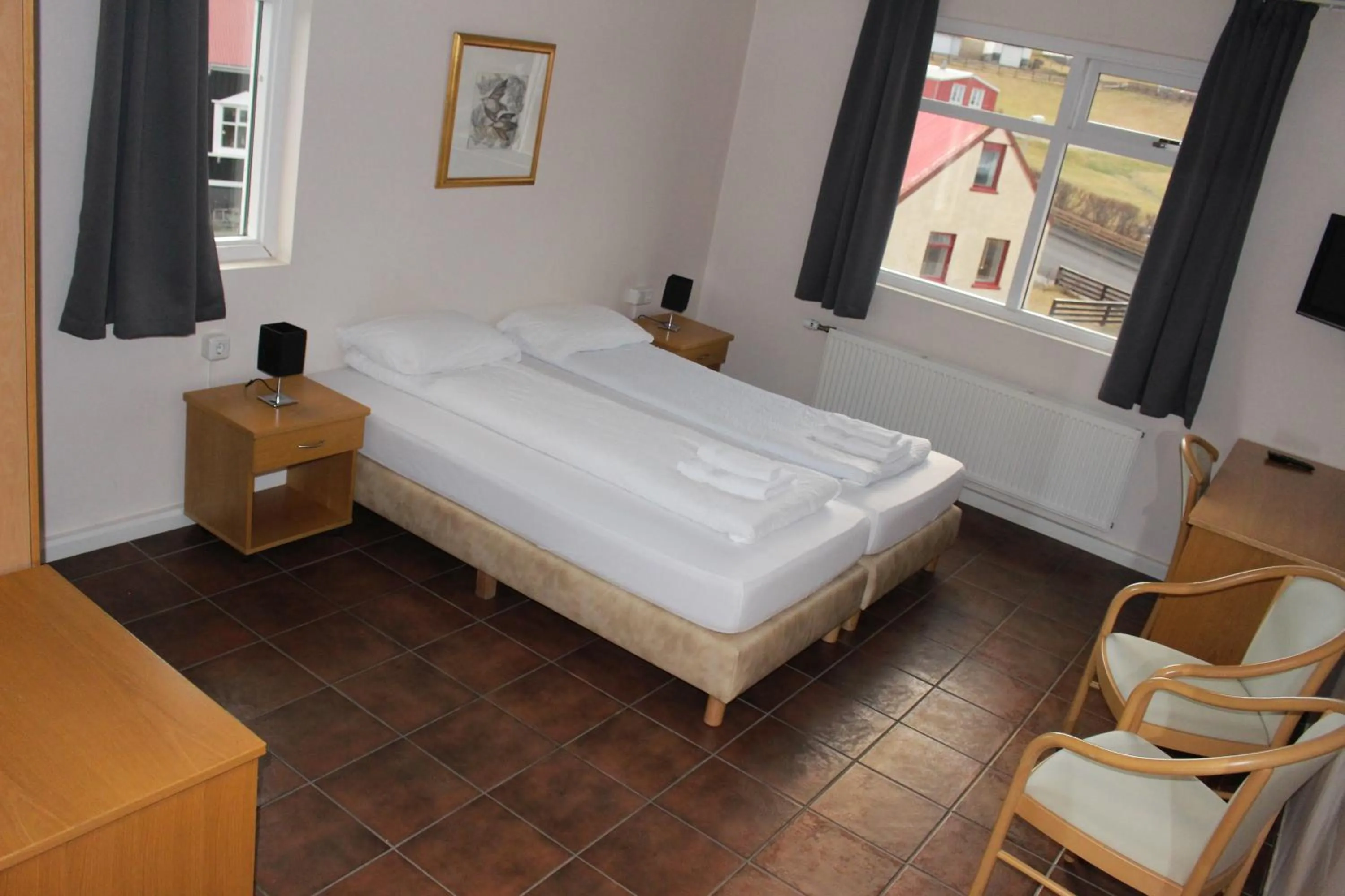 Bedroom in North Star Hotel Olafsvik