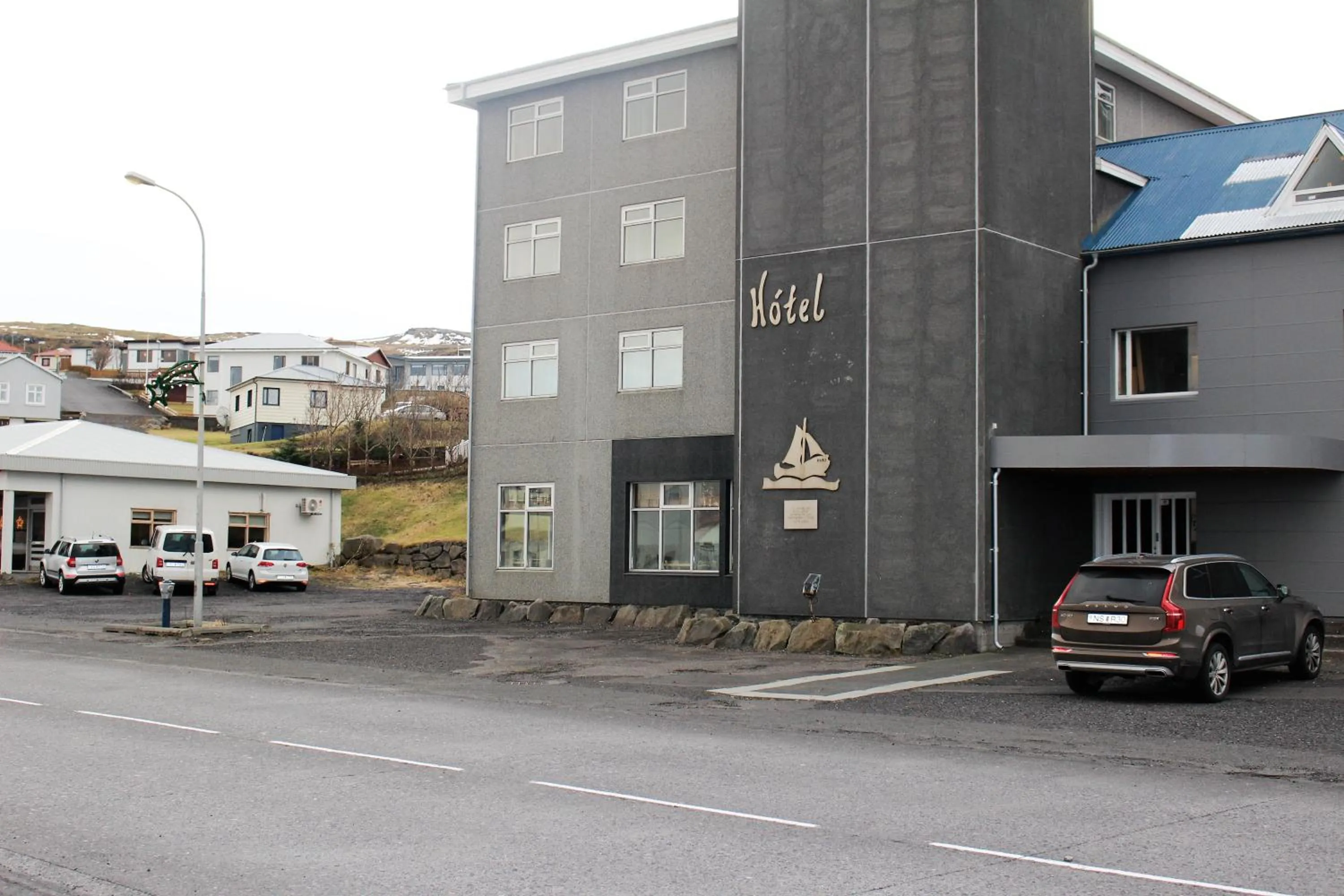 Facade/entrance in North Star Hotel Olafsvik