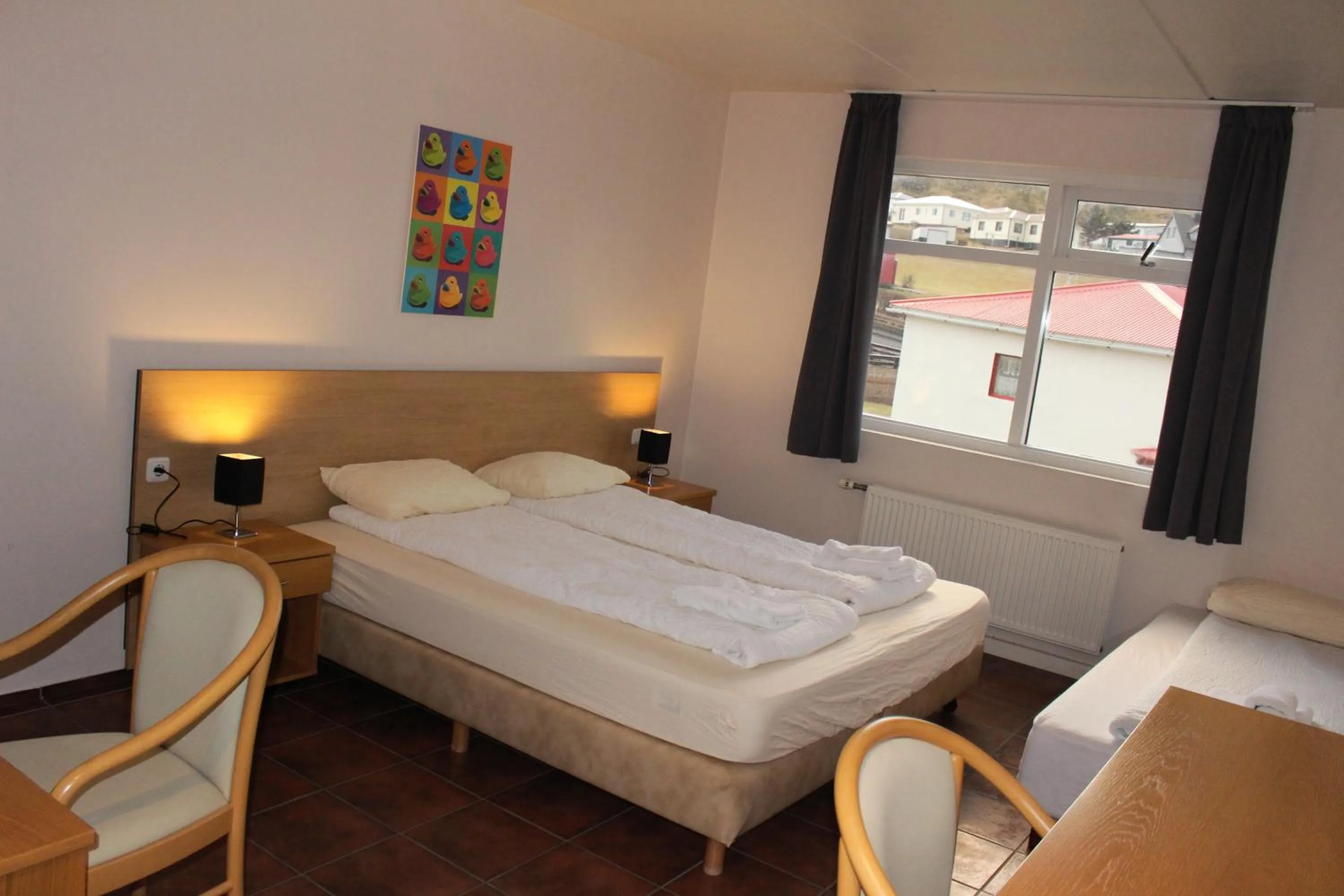 Bed in North Star Hotel Olafsvik