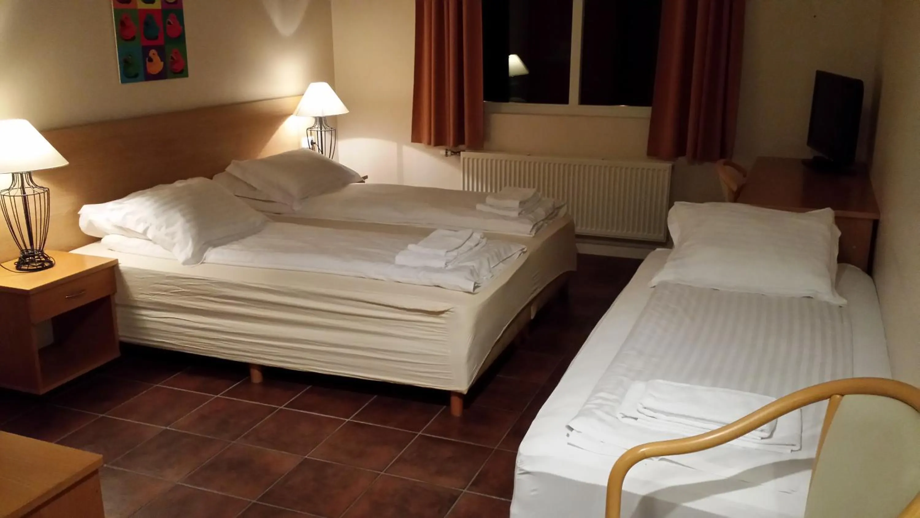 Bed in North Star Hotel Olafsvik