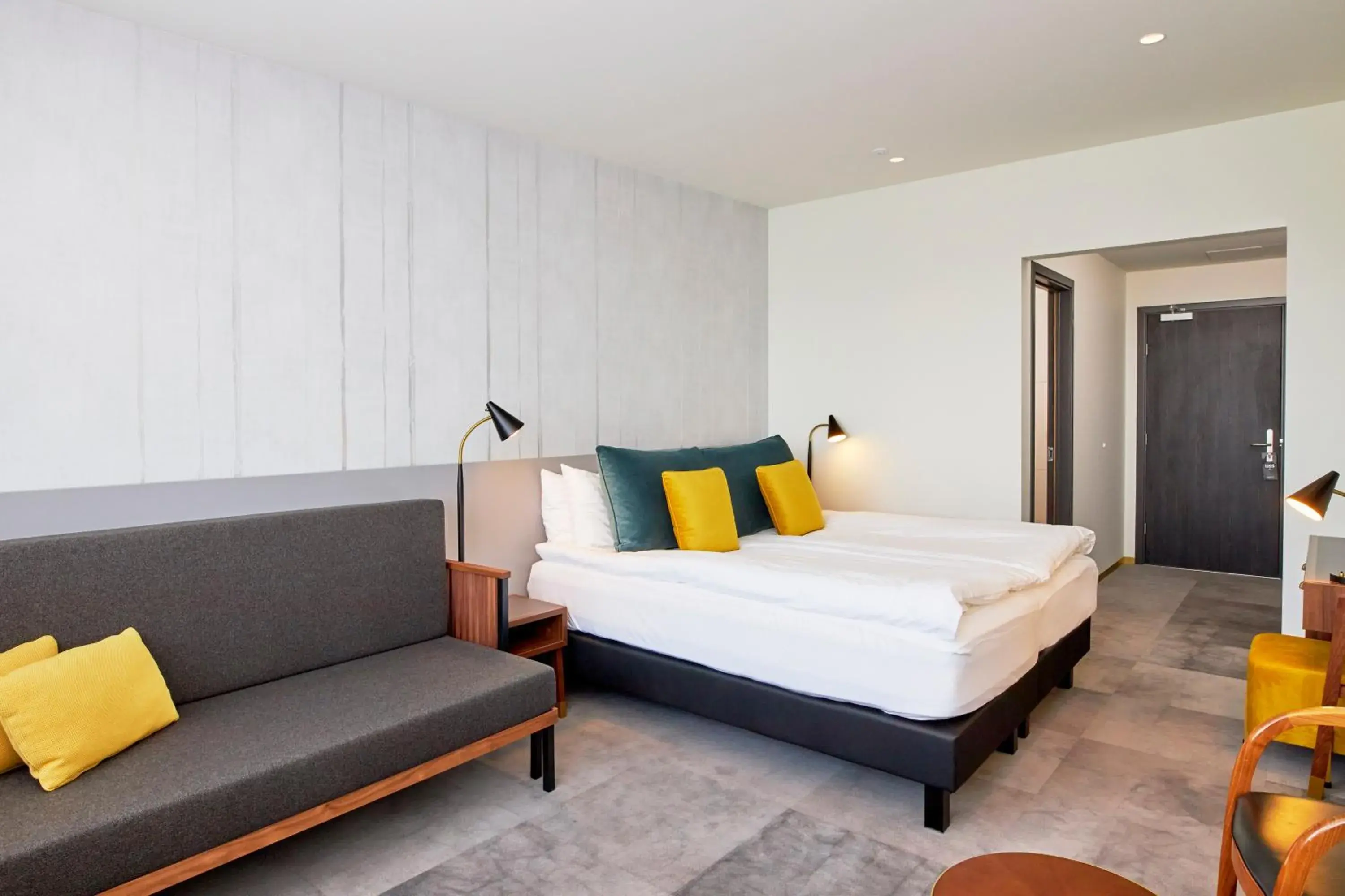 Bedroom, Bed in Fosshotel Stykkisholmur Bedroom, Bed in Fosshotel Stykkisholmur