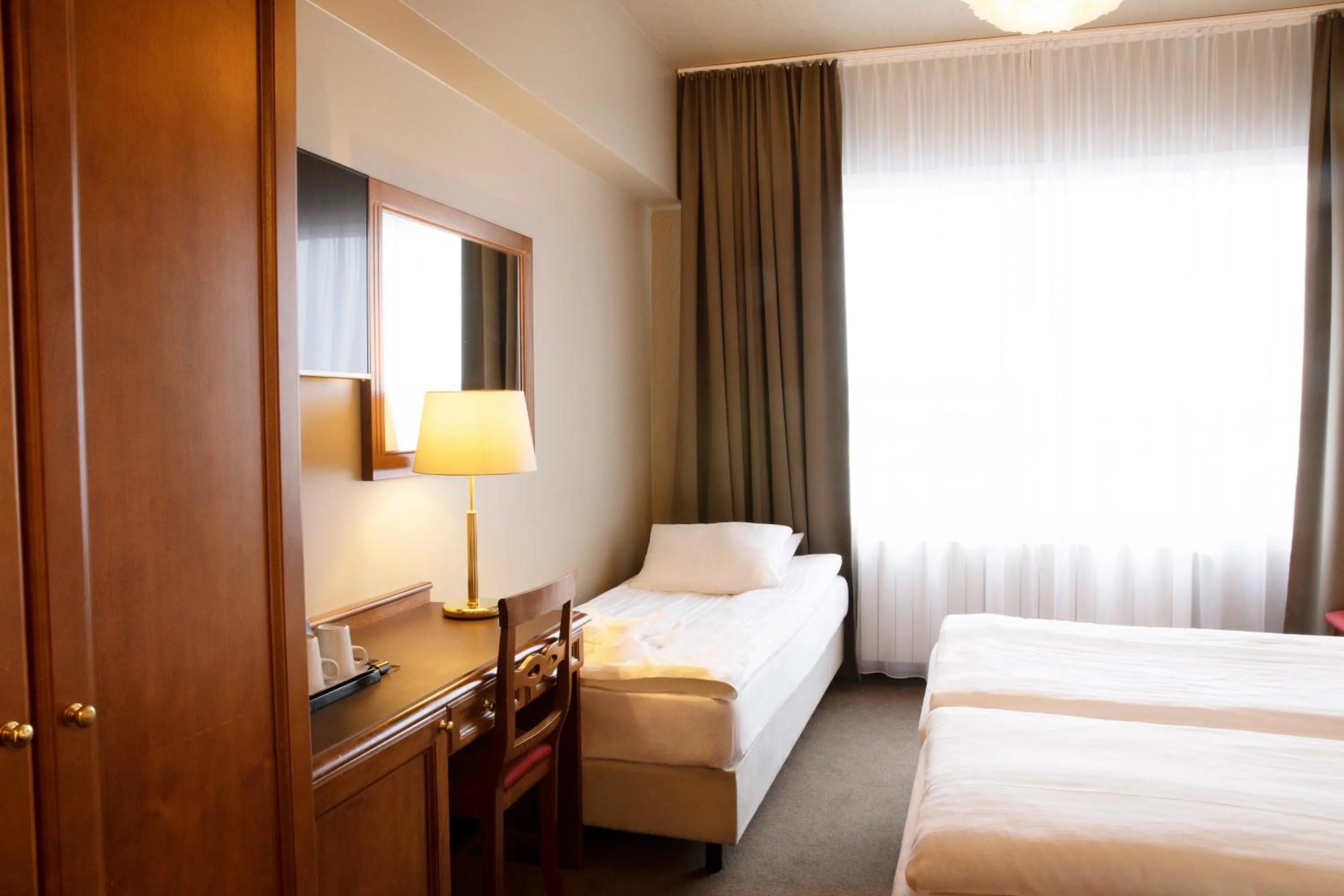 Bedroom, Bed in Fosshotel Stykkisholmur