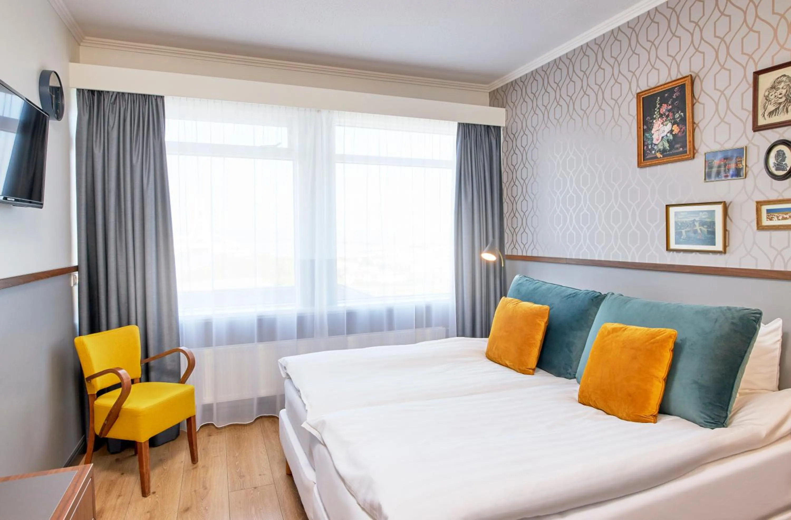 Bedroom, Bed in Fosshotel Stykkisholmur