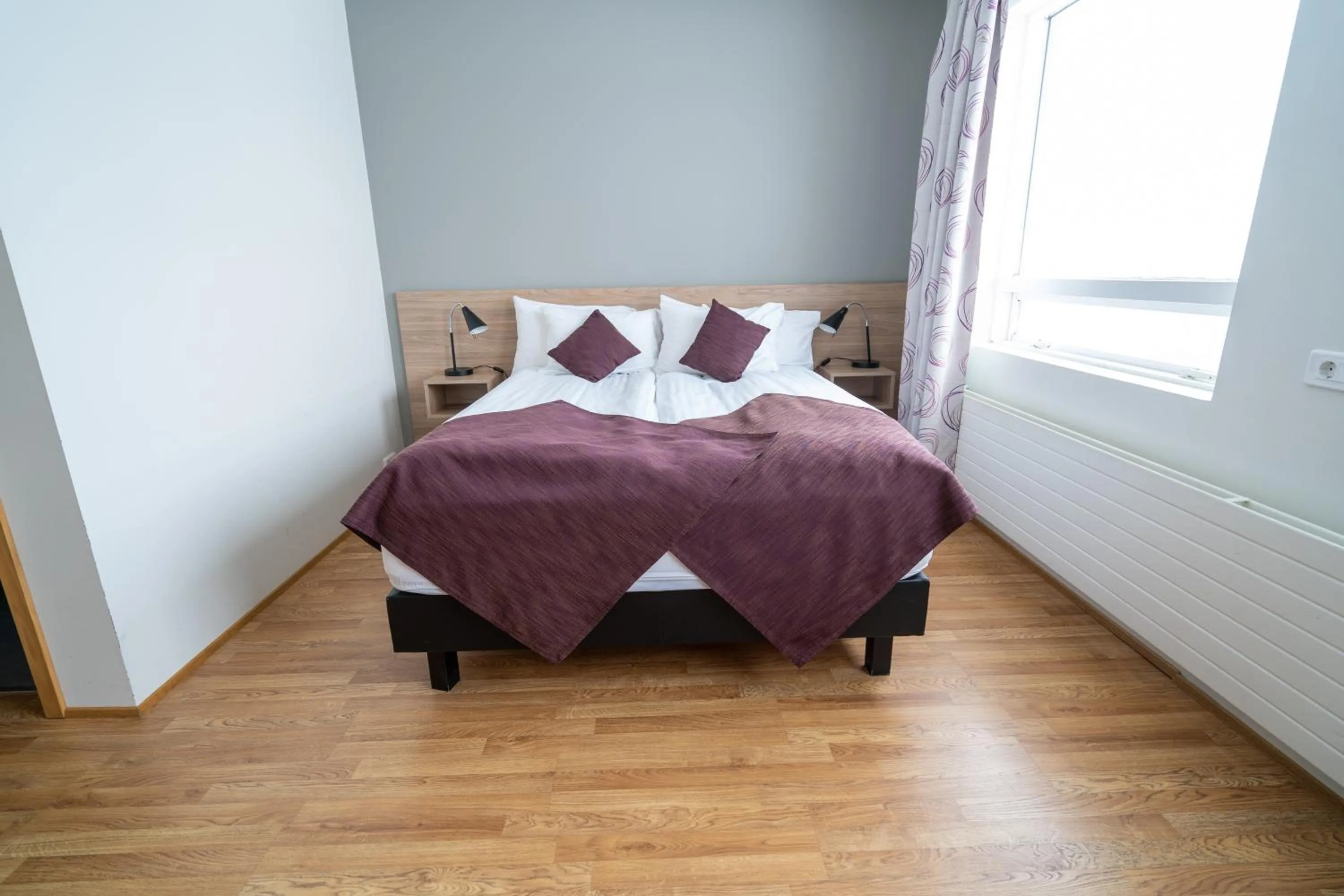 Bed in Hótel Valaskjálf