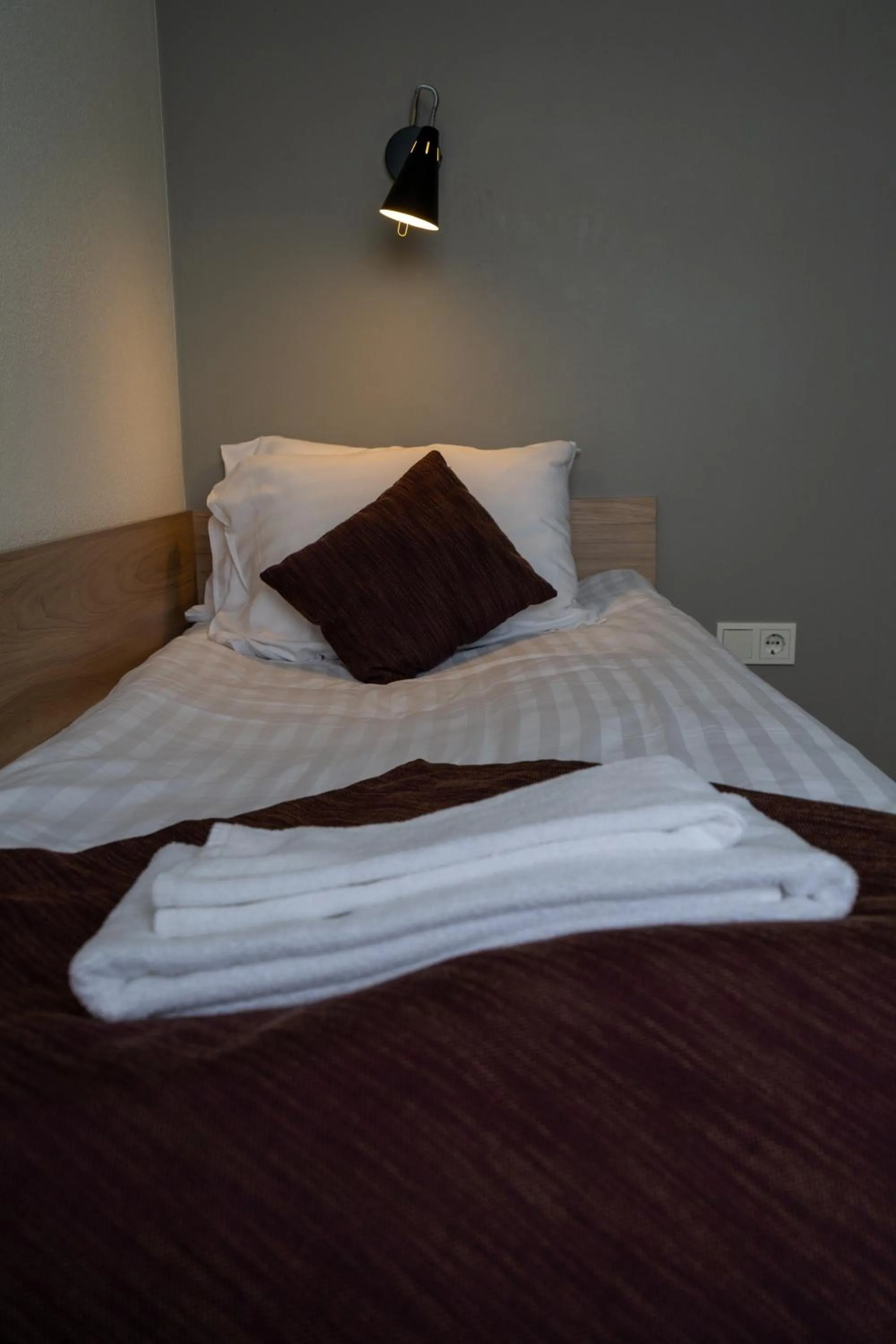 Bed in Hótel Valaskjálf