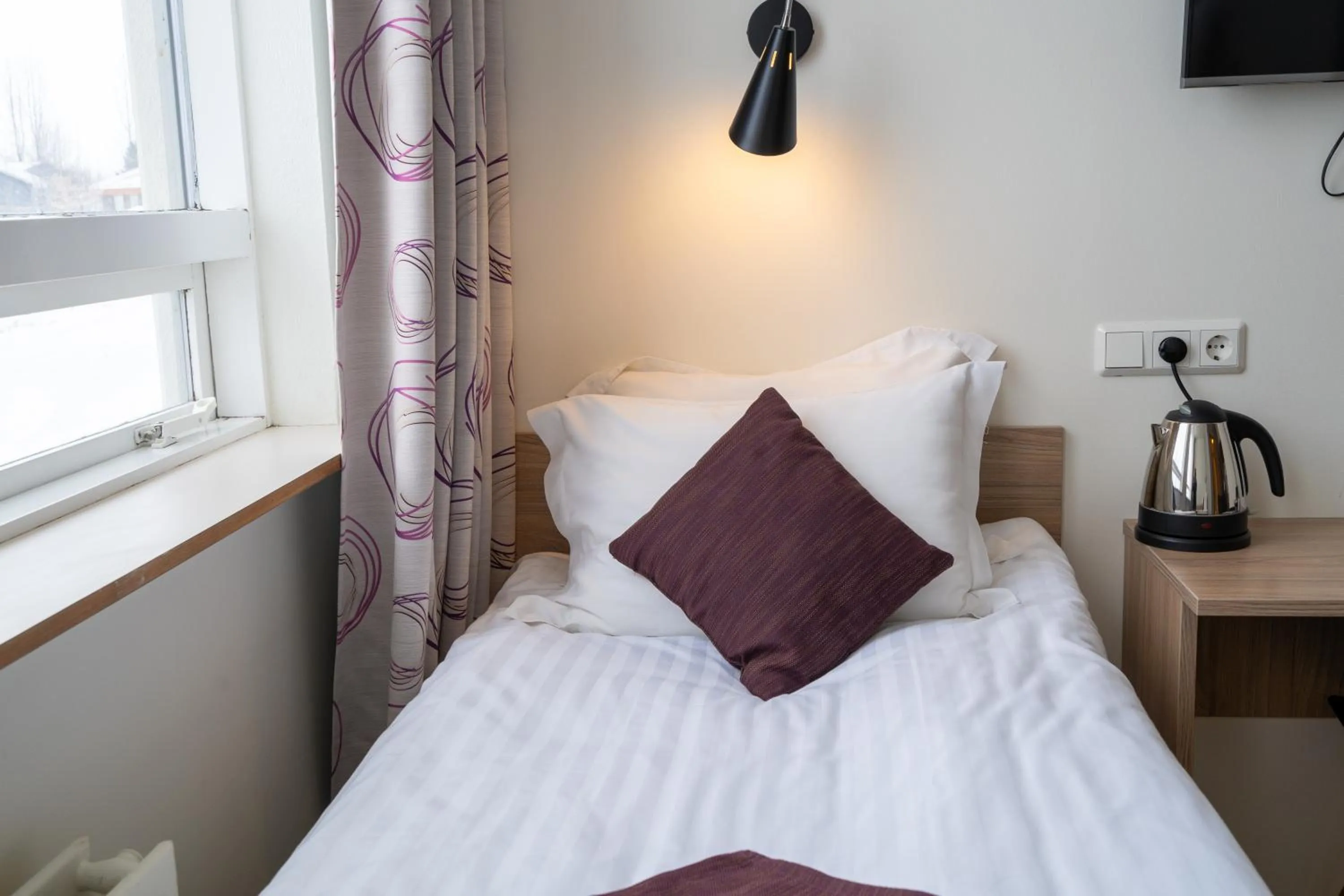 Bed in Hótel Valaskjálf