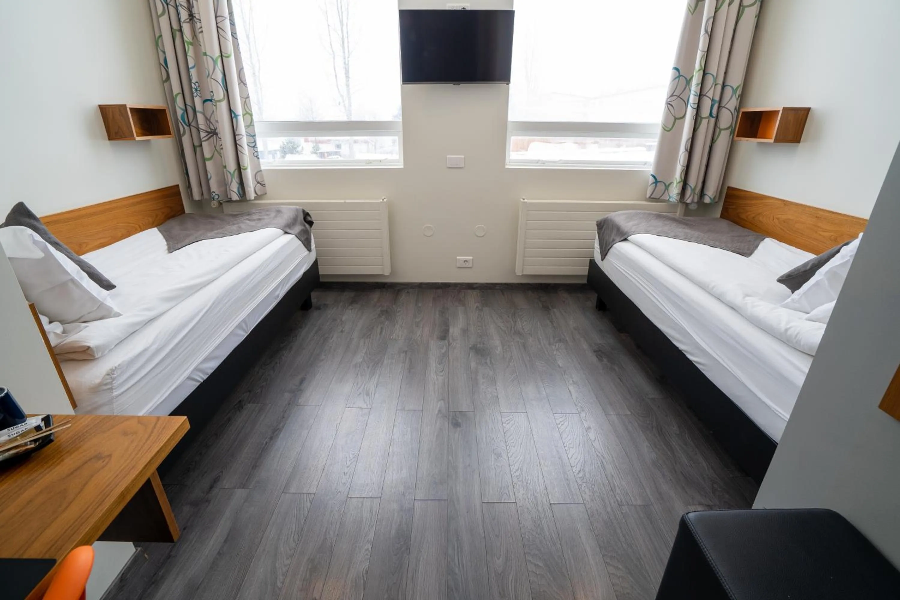 Bed in Hótel Valaskjálf