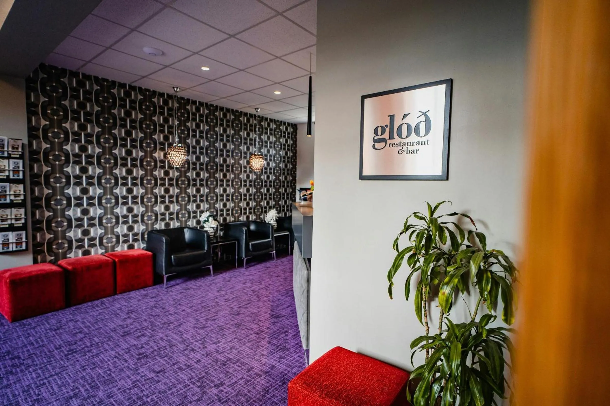 Lobby or reception in Hótel Valaskjálf