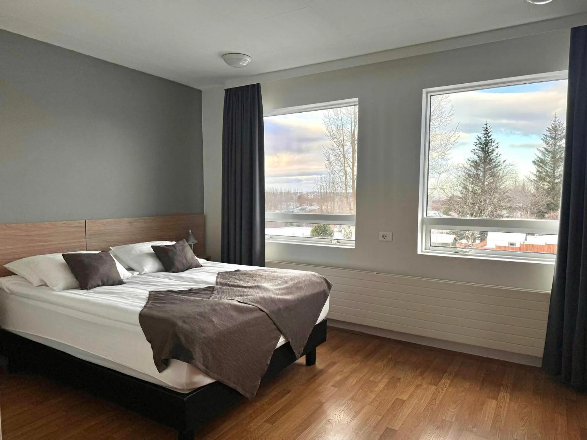 Bedroom, Bed in Hótel Valaskjálf