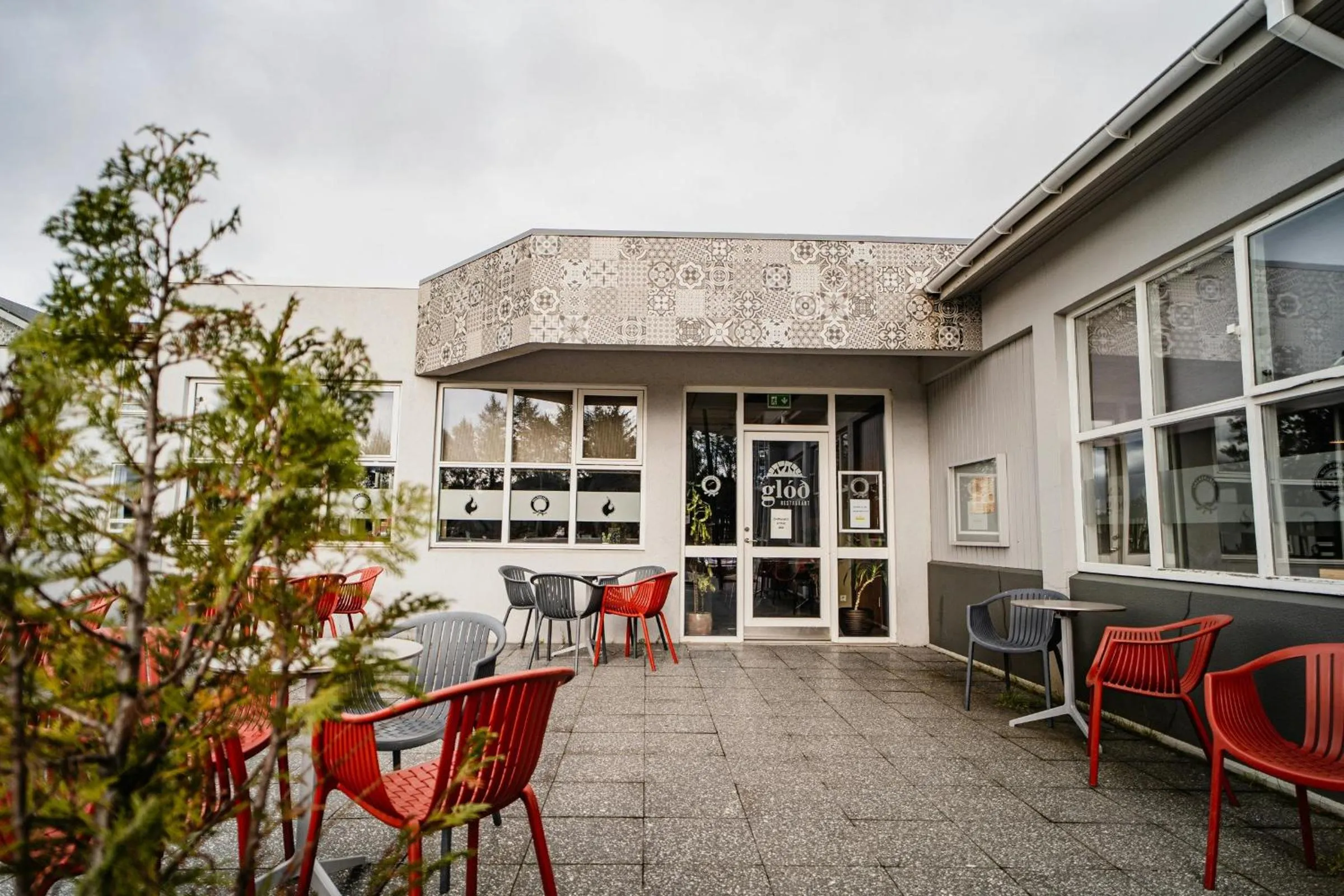 Balcony/Terrace in Hótel Valaskjálf