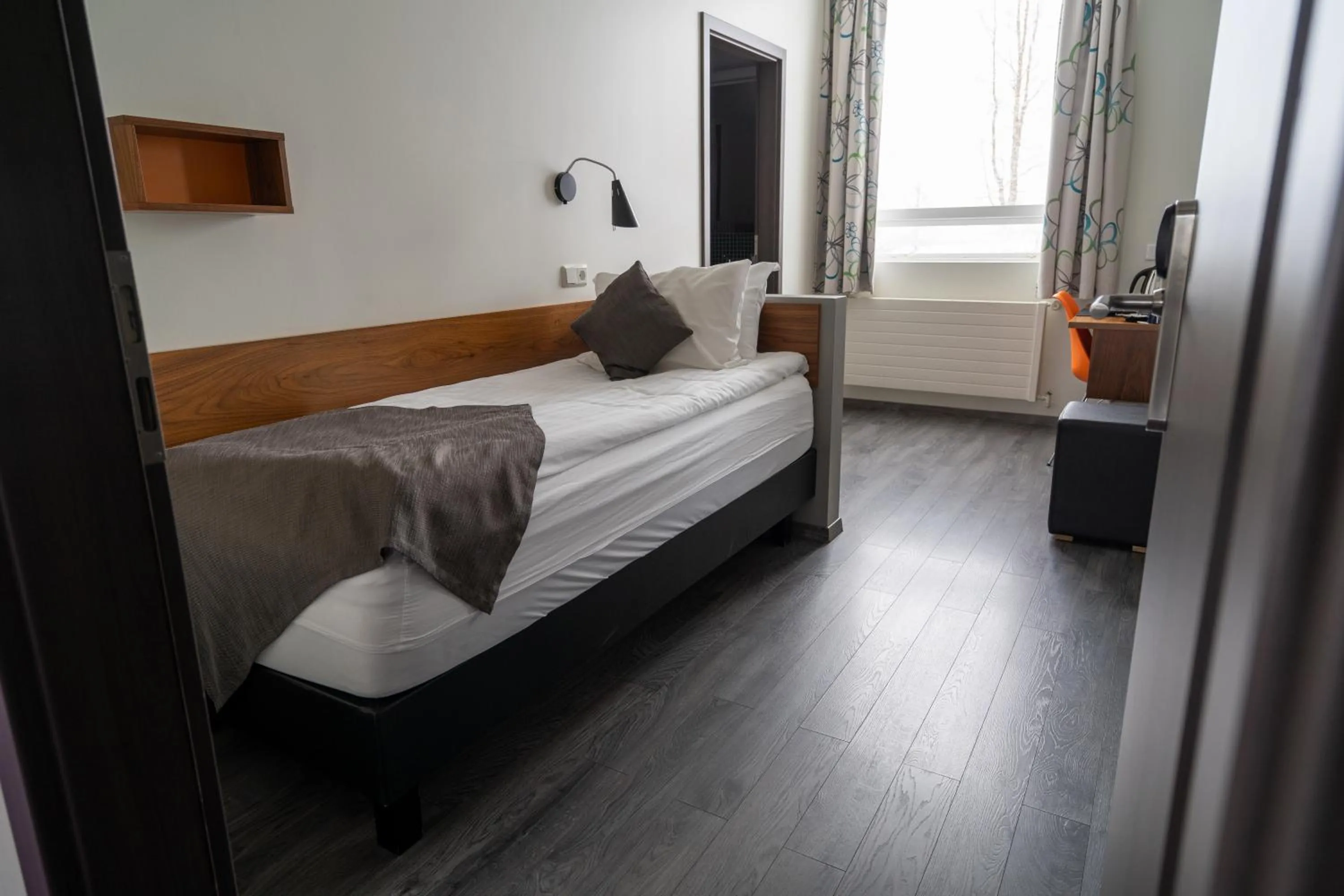 Bed in Hótel Valaskjálf