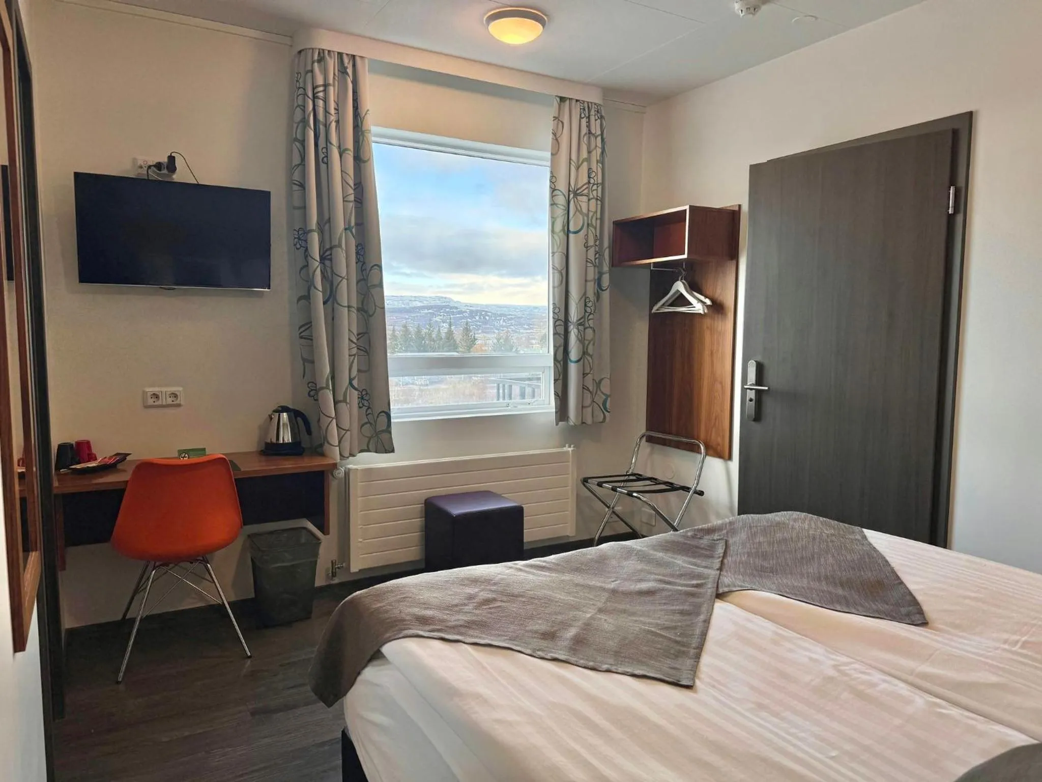 Bedroom, Bed in Hótel Valaskjálf