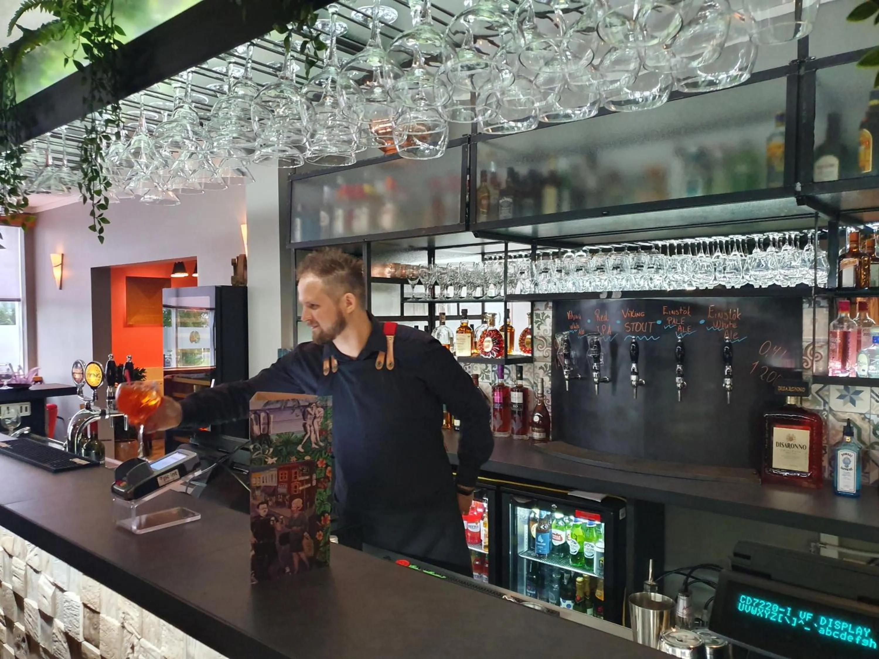 Lounge or bar in Hótel Valaskjálf