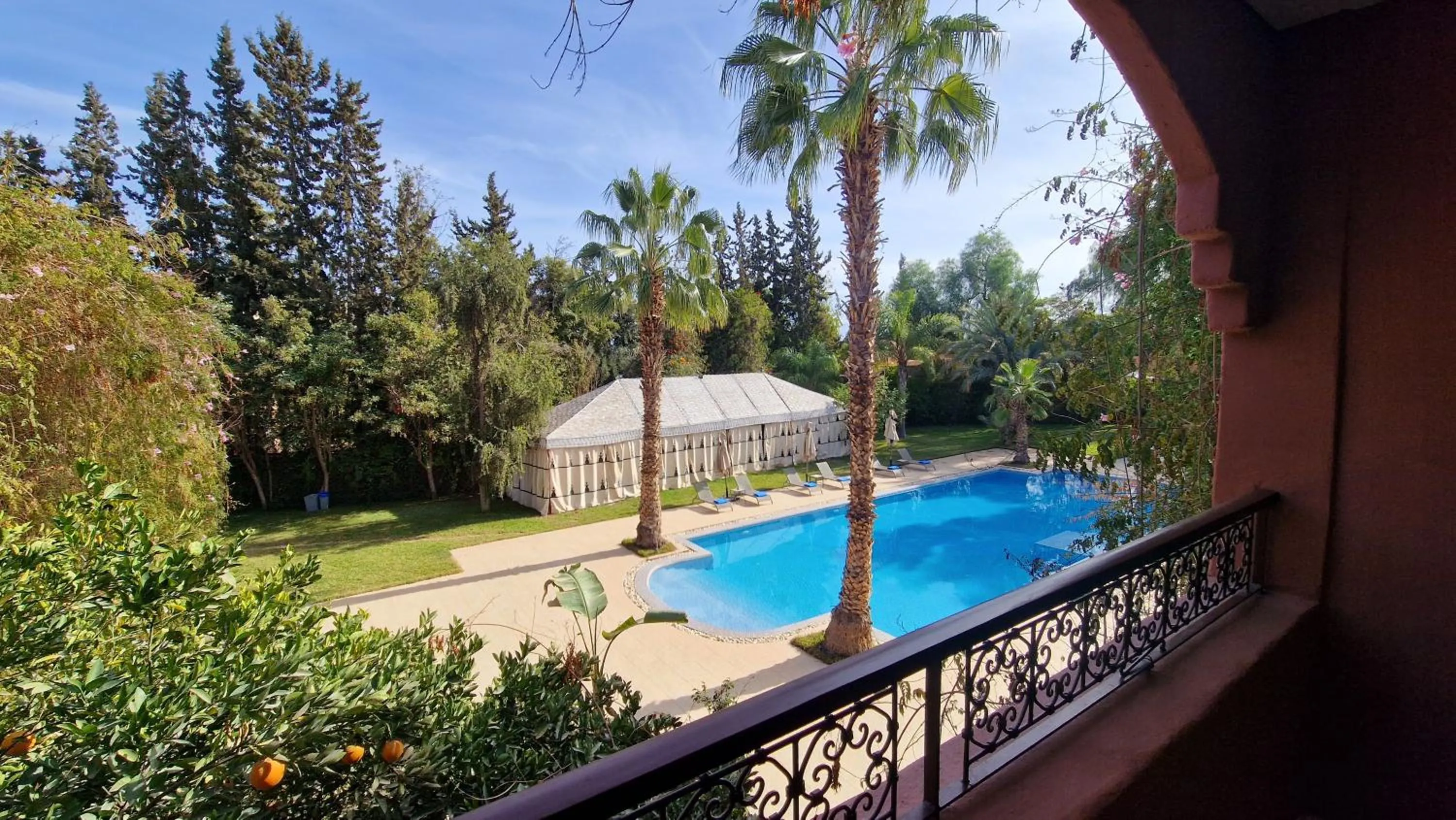 Pool view in Palace Africa - Marrakech Palmeraie