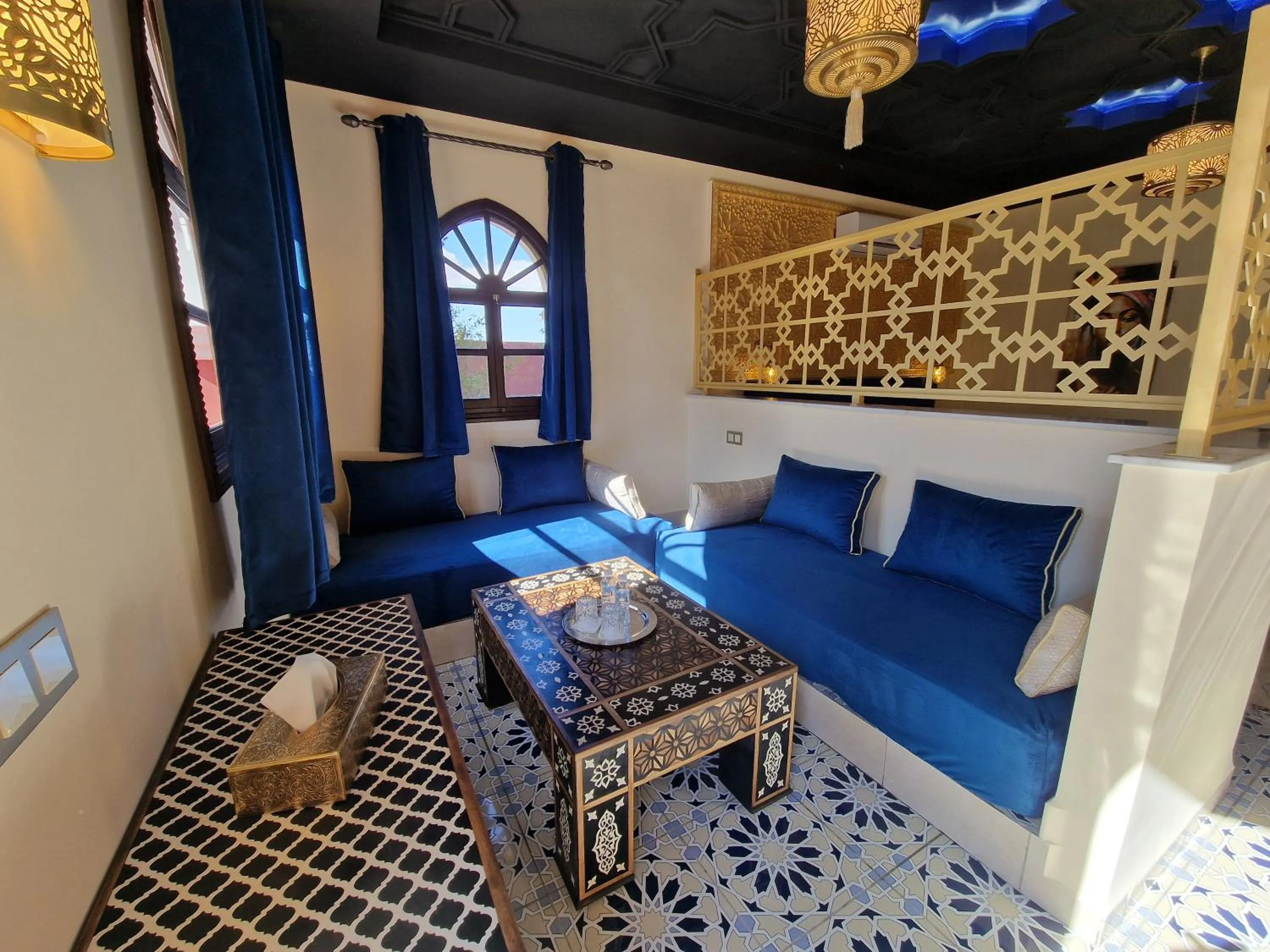 Seating area in Palace Africa - Marrakech Palmeraie