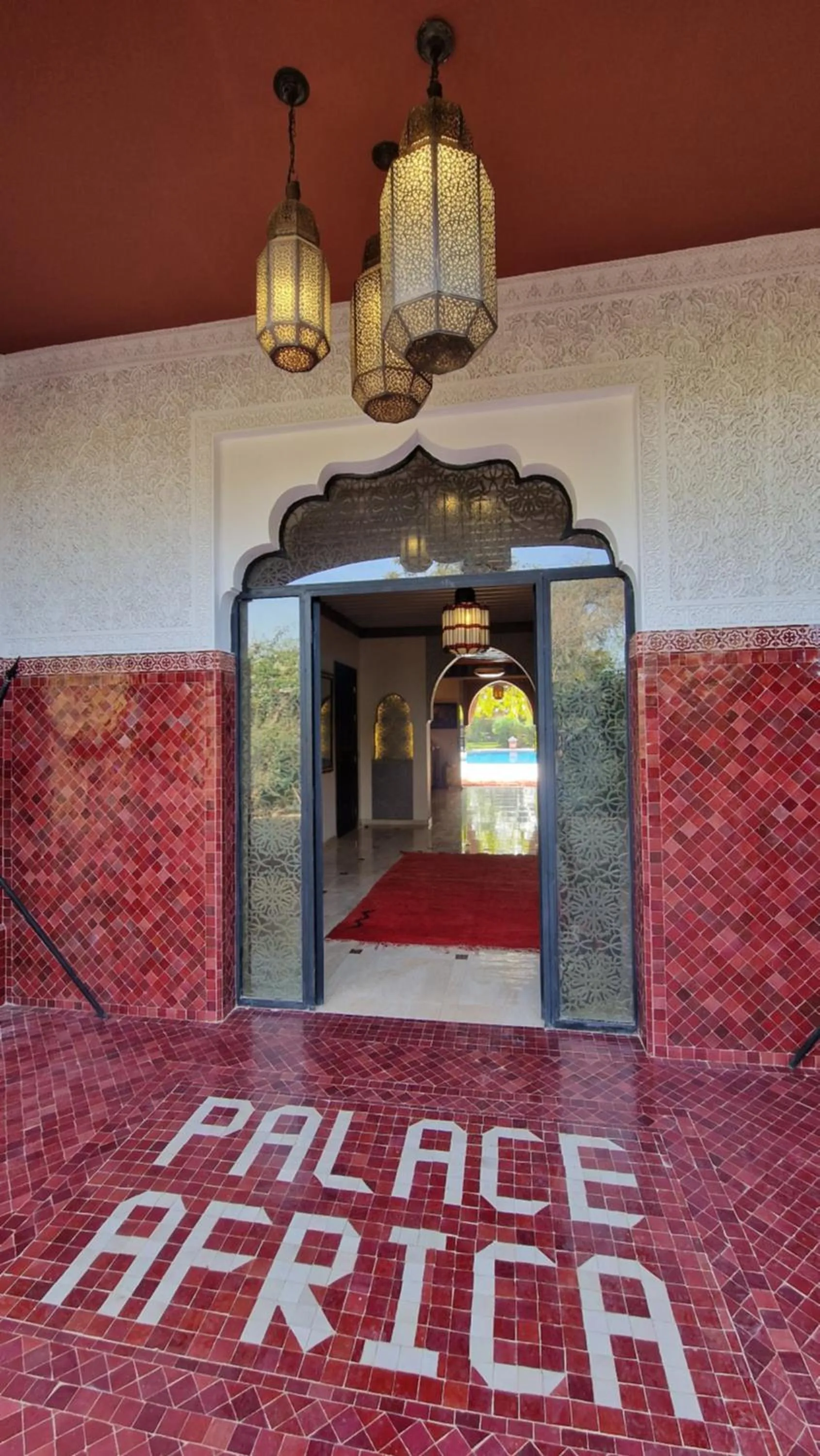 Facade/entrance in Palace Africa - Marrakech Palmeraie