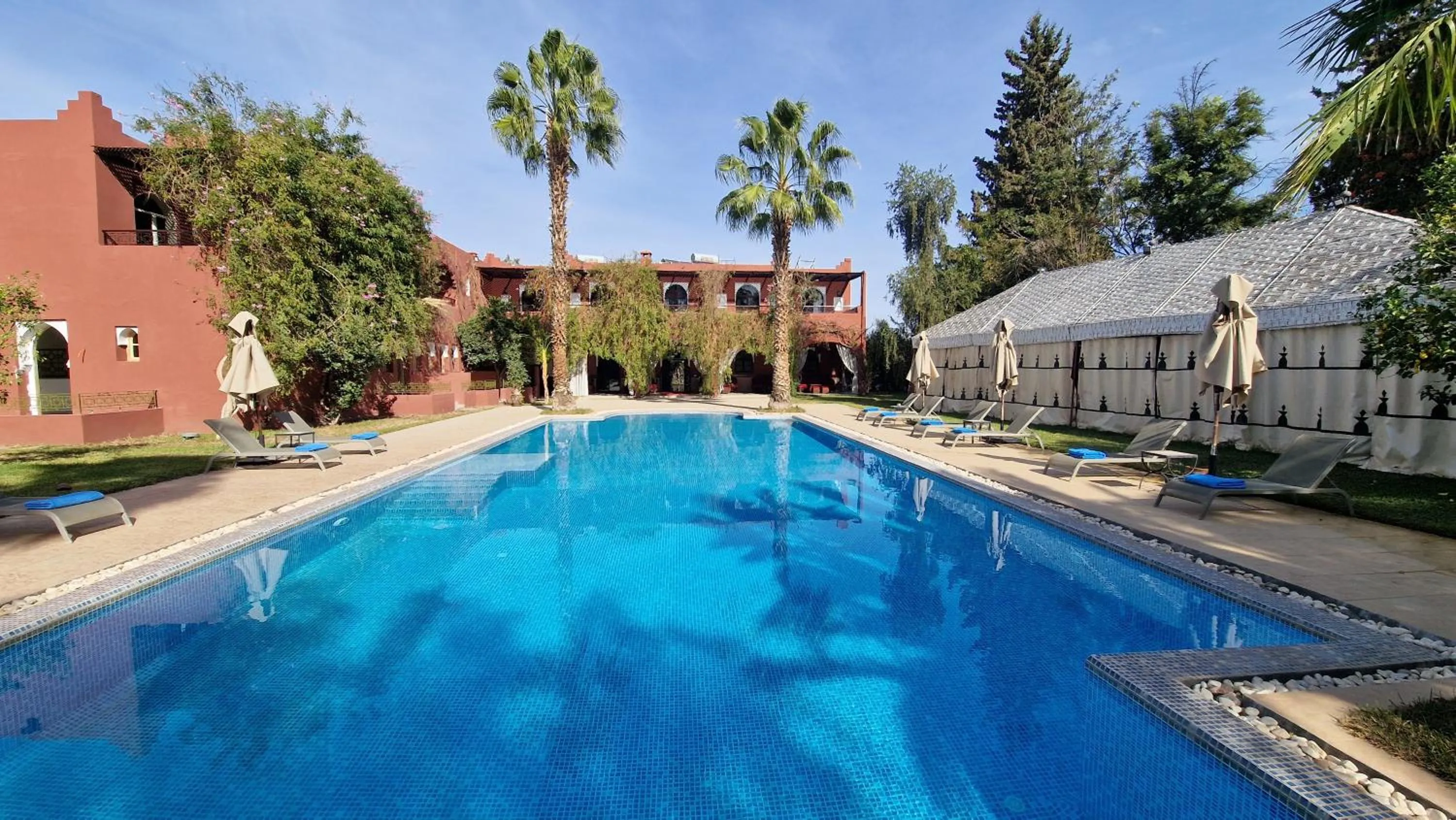 Pool view in Palace Africa - Marrakech Palmeraie
