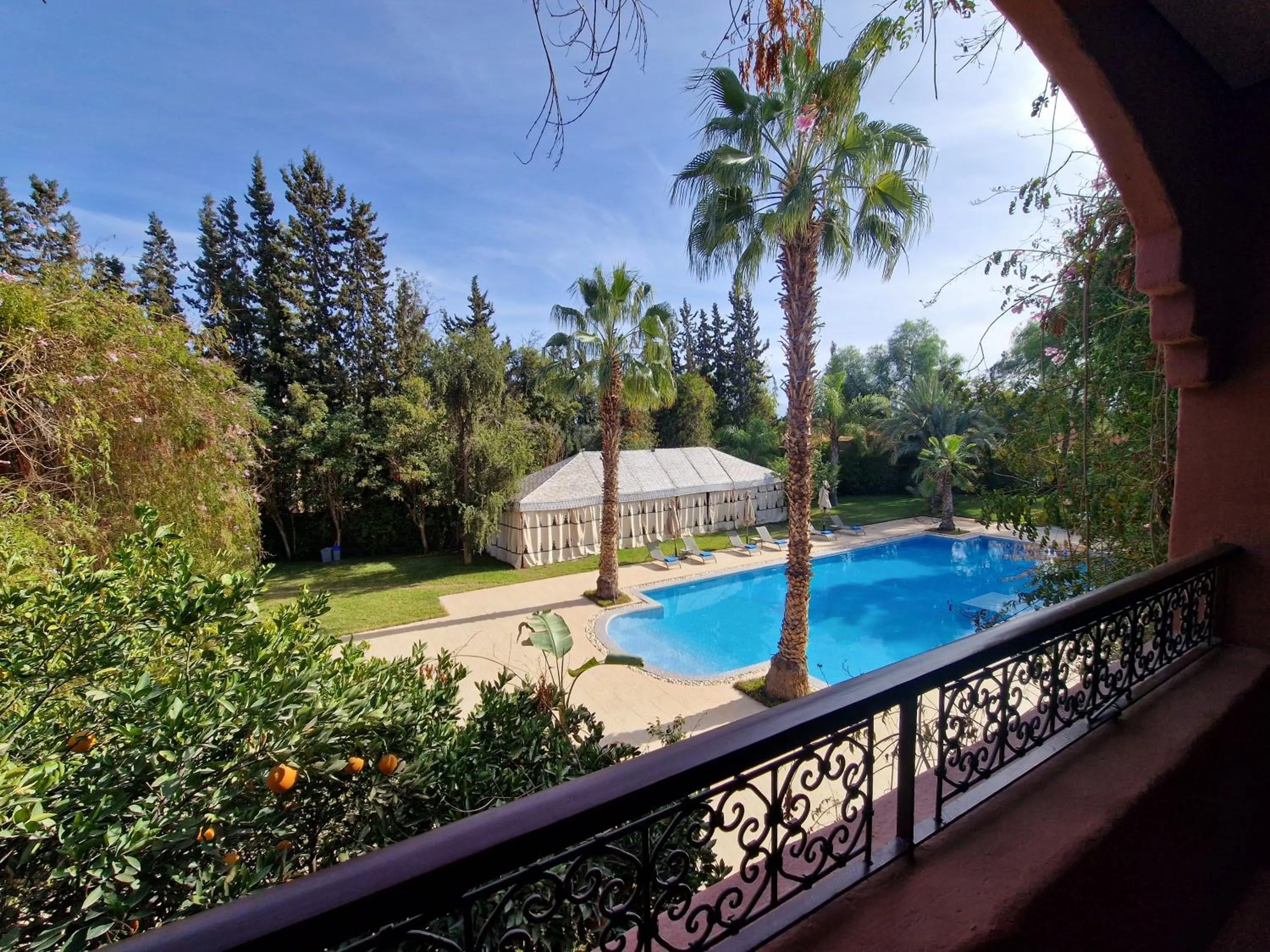 Garden view in Palace Africa - Marrakech Palmeraie