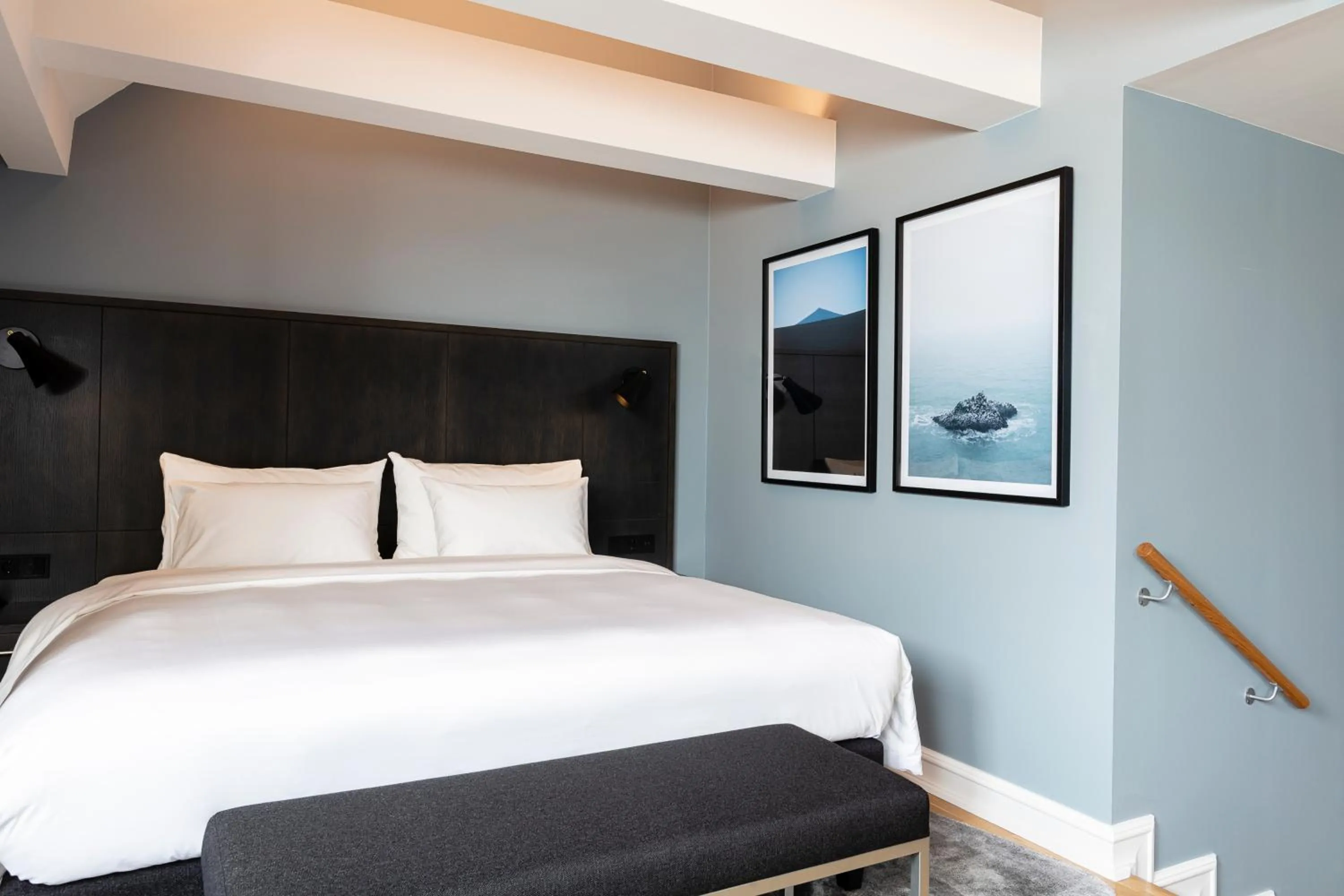 Bed in Radisson Blu 1919 Hotel, Reykjavík