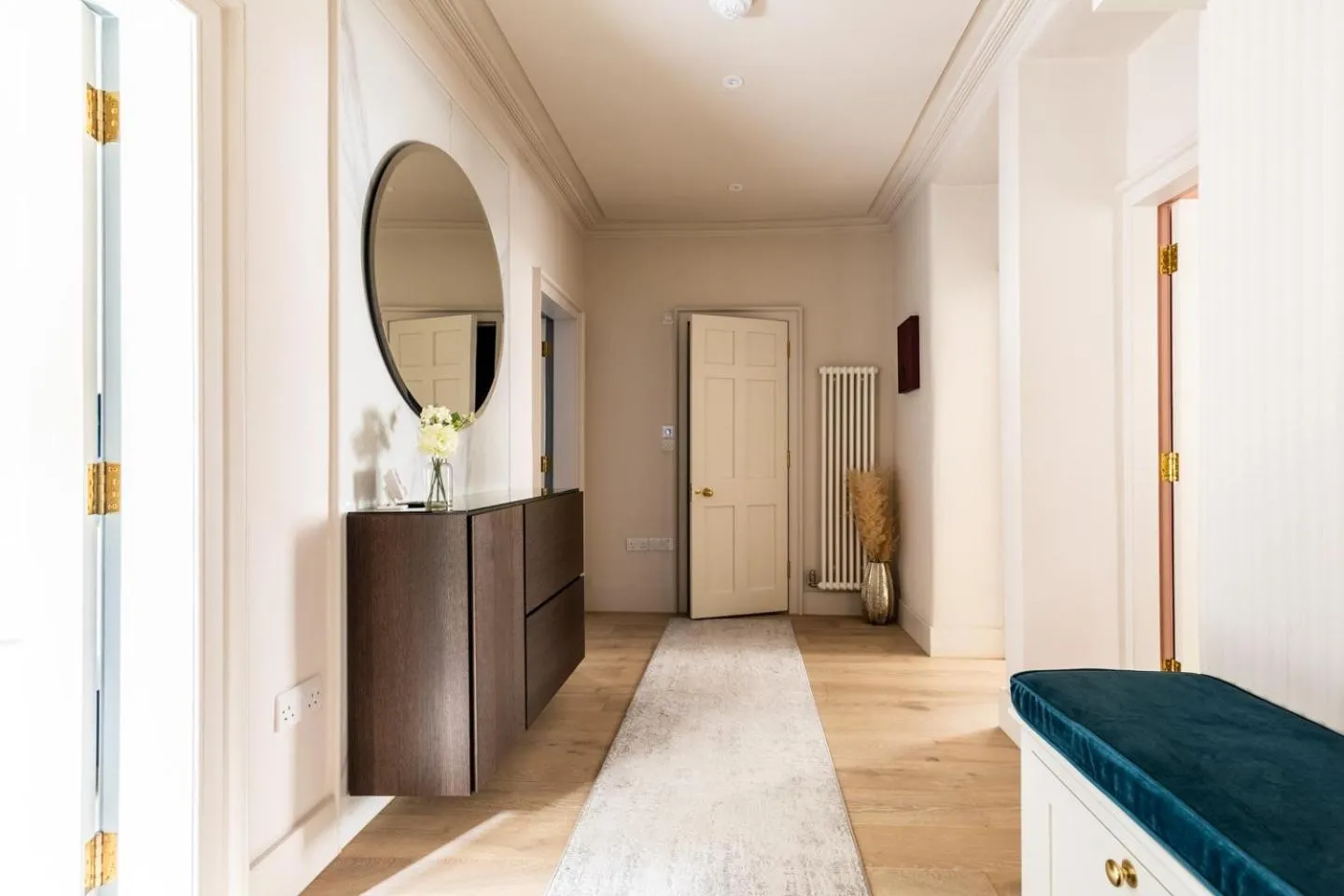 Bed in Russell House Suites