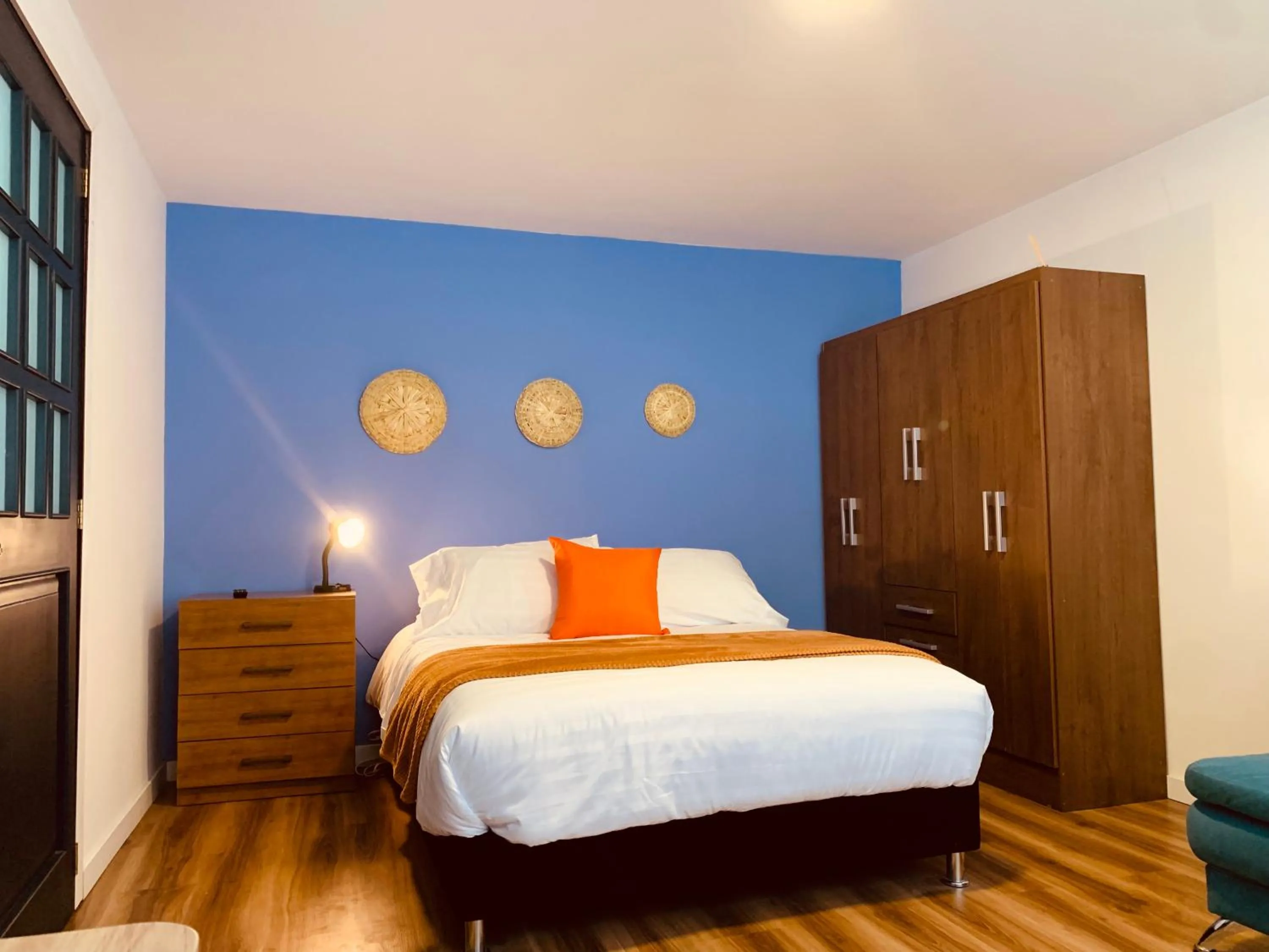 Bedroom, Bed in CASA CREAZZO 62 - Movistar Arena, Vive Claro