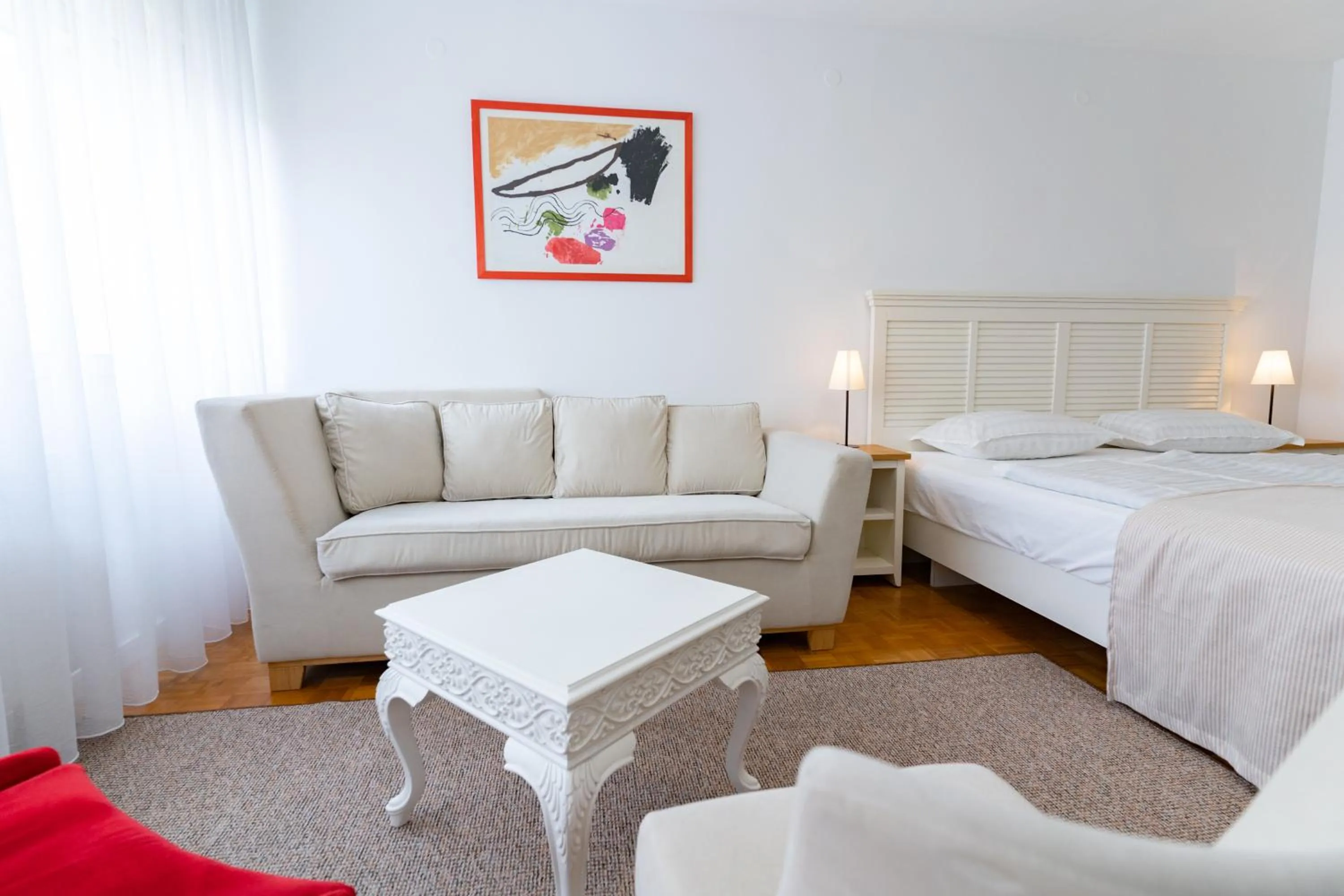 Bed in Artearia Hotel