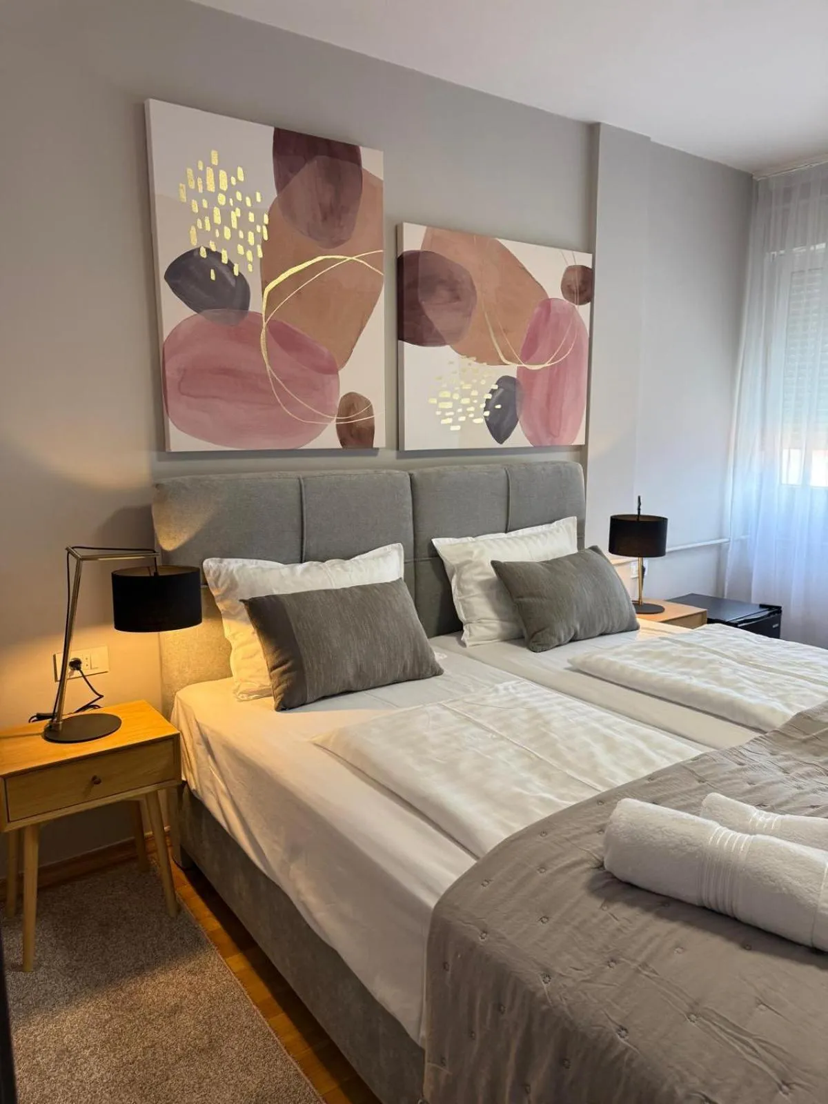 Bed in Artearia Hotel